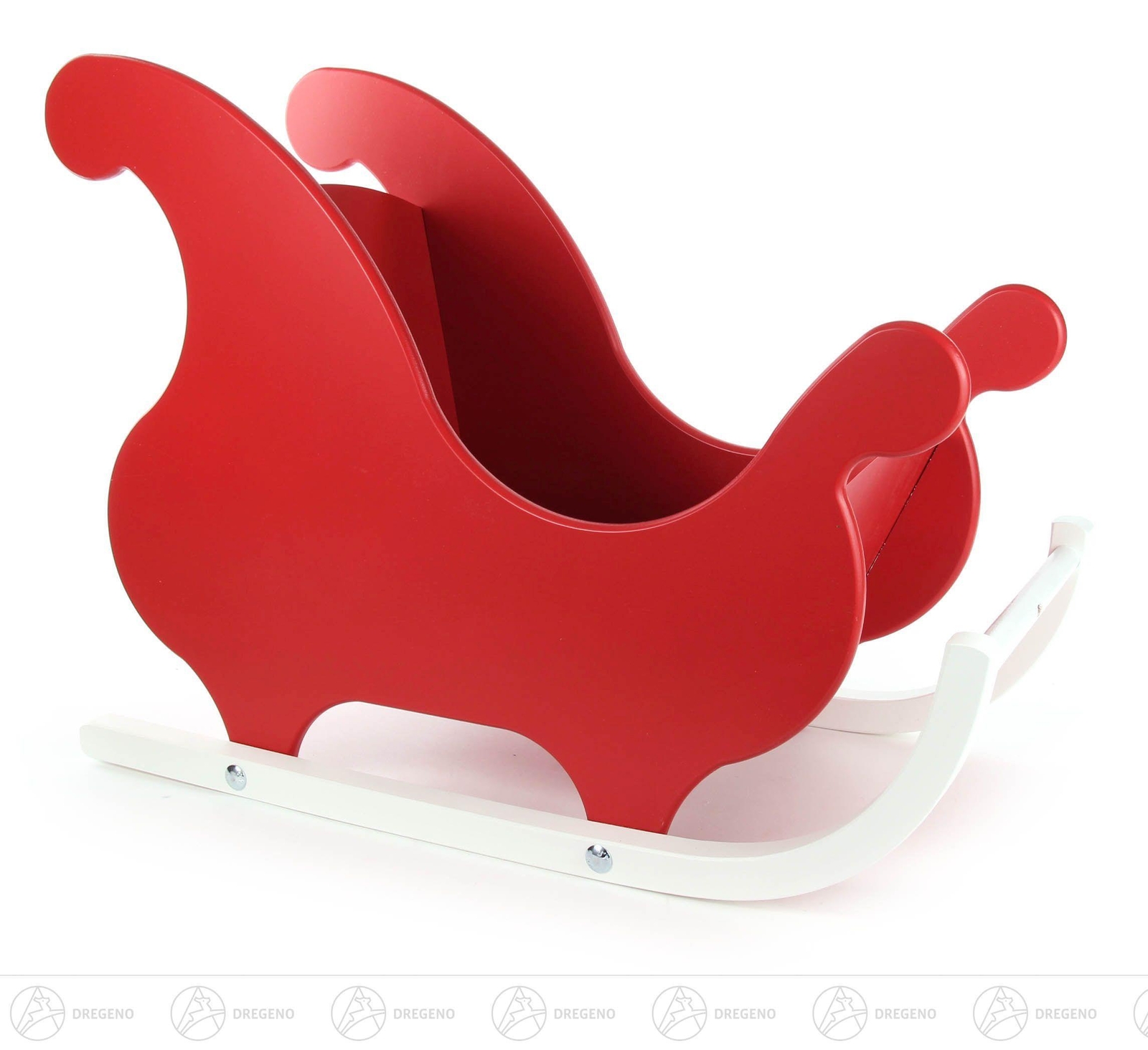 Toy Doll Sled Push, Red  WxHxD 44.5 cmx34.5 cmx24 cm NEW