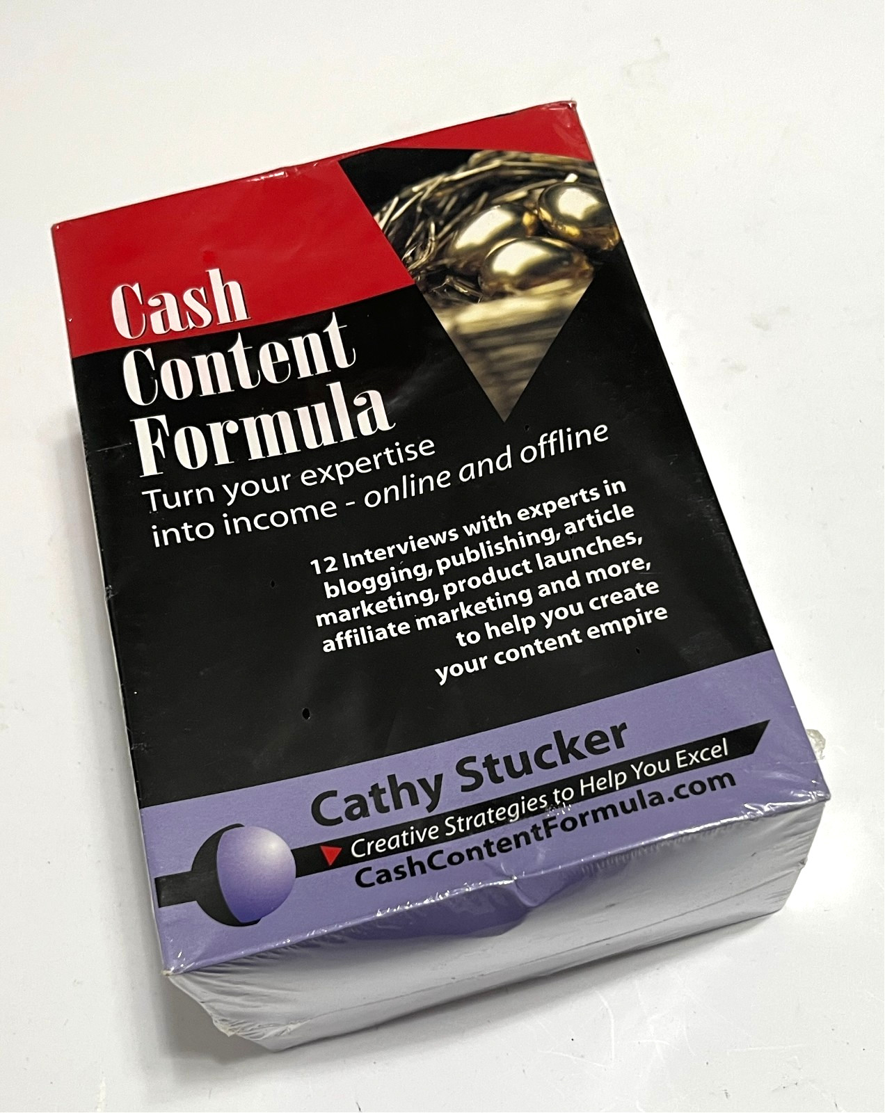 CATHY STUCKER Cash Content Formula 12 CD Turn Your Expertise into Income NEW