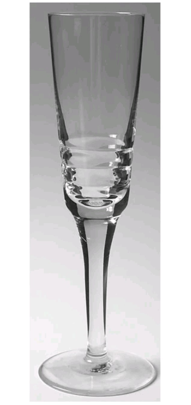 Vintage Miller-Rogaska Champagne Flute Rio by Rogaska Set Of 4 Discontinued 