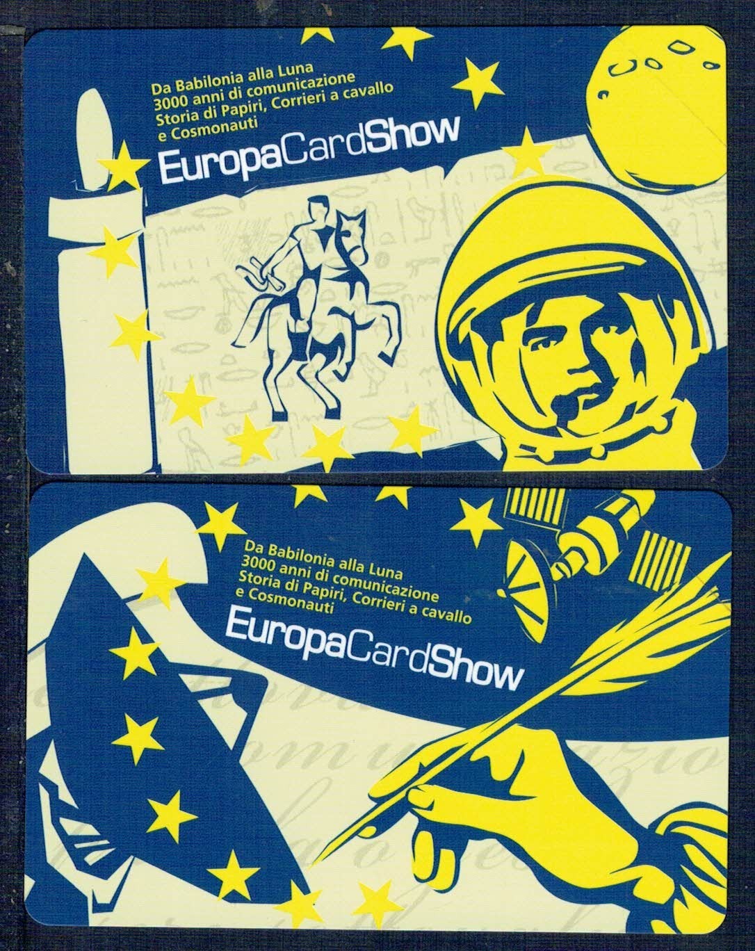 GIAN - Series "EUROPA CARD SHOW 2006" 2 New Cards COMPLETE