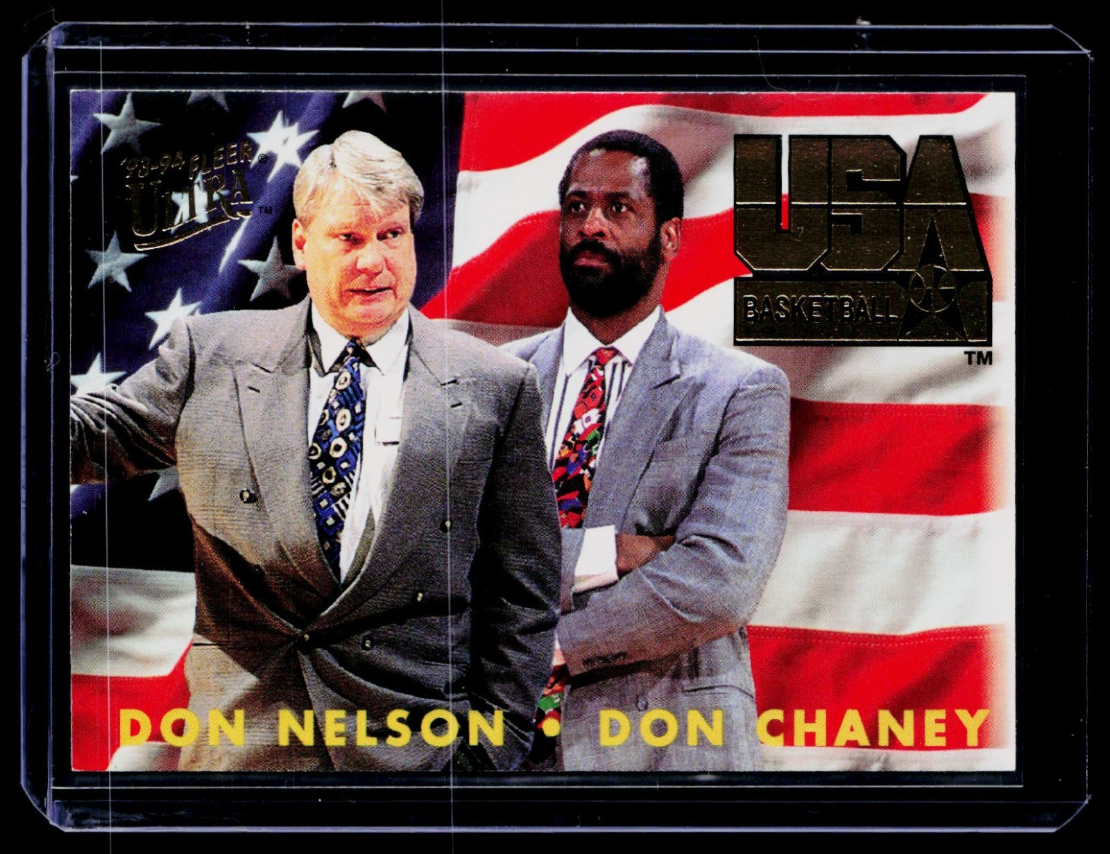 1993-94 Fleer Ultra USA Basketball #372 Don Nelson and Don Chaney BK11