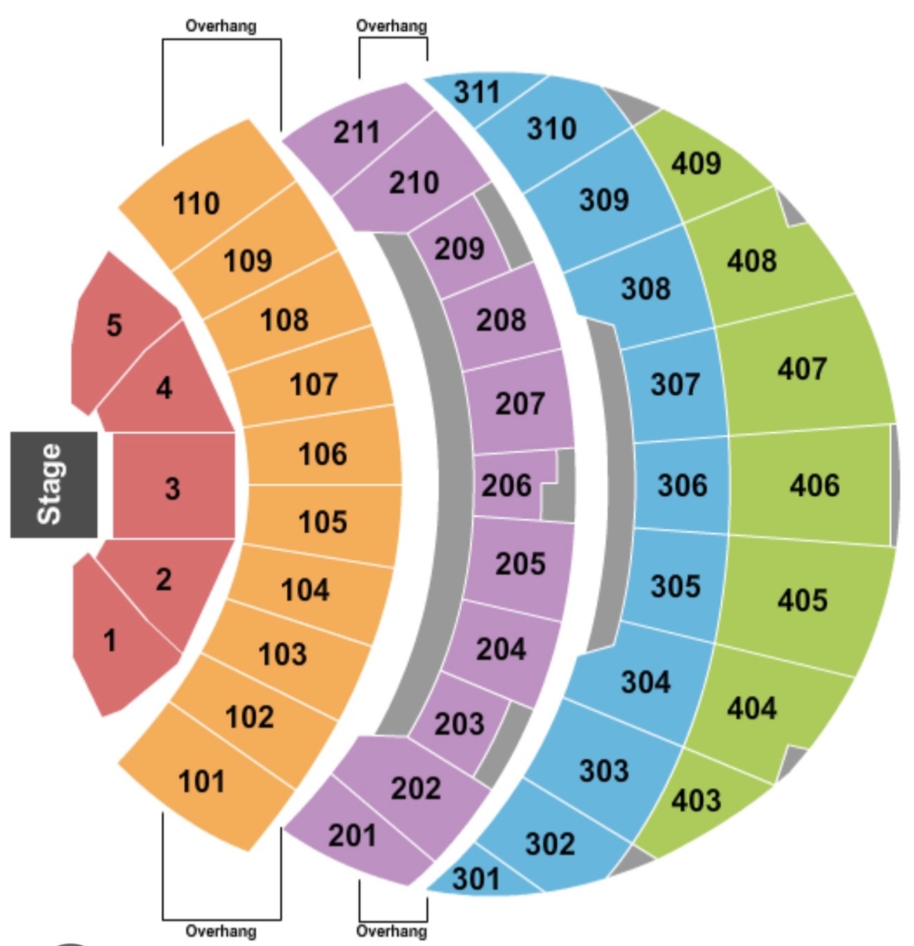 2 The Eagles Tickets at The Sphere - Front Row Sec 201  Row 1 - 4/10/26