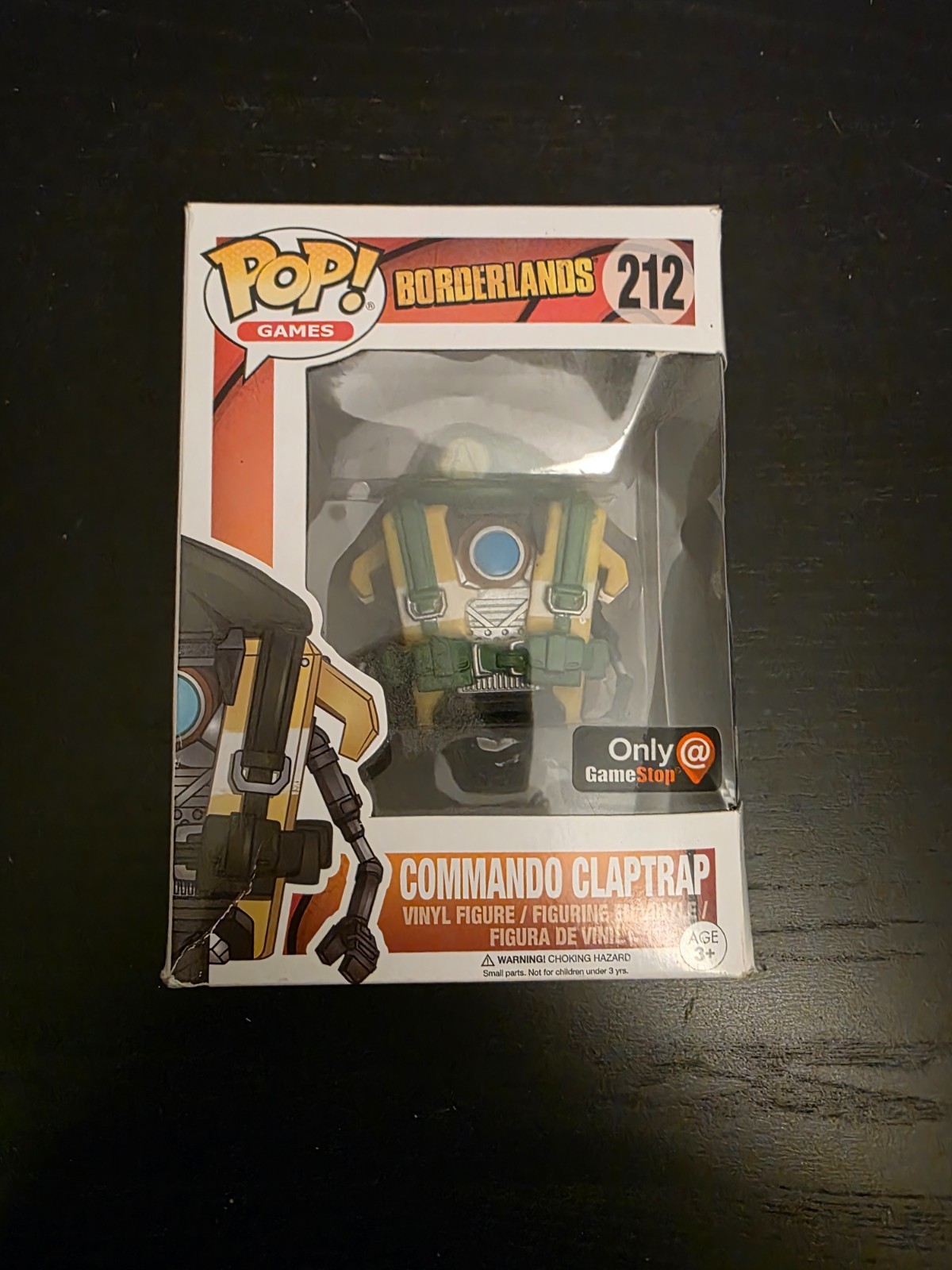 Funko Pop! Vinyl: Borderlands - Claptrap (Commando) - GameStop (Exclusive) #212