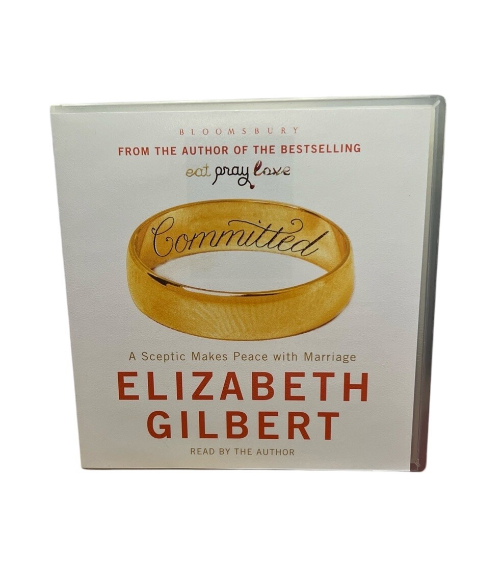 Elizabeth Gilbert Committed Audiobook CD Unabridged Marriage Memoir