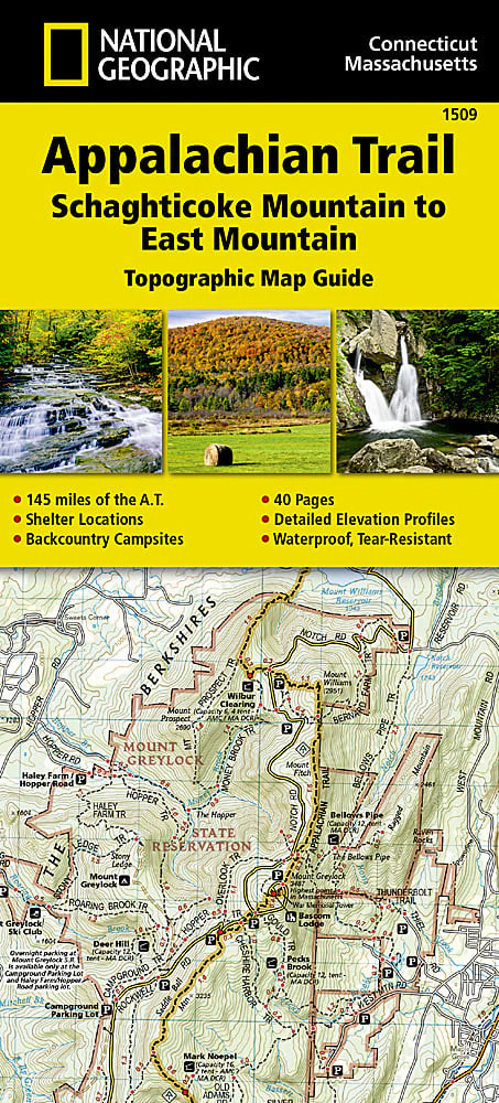 AT CT/MA, Schaghticoke Mtn to East Mtn: Map #1509