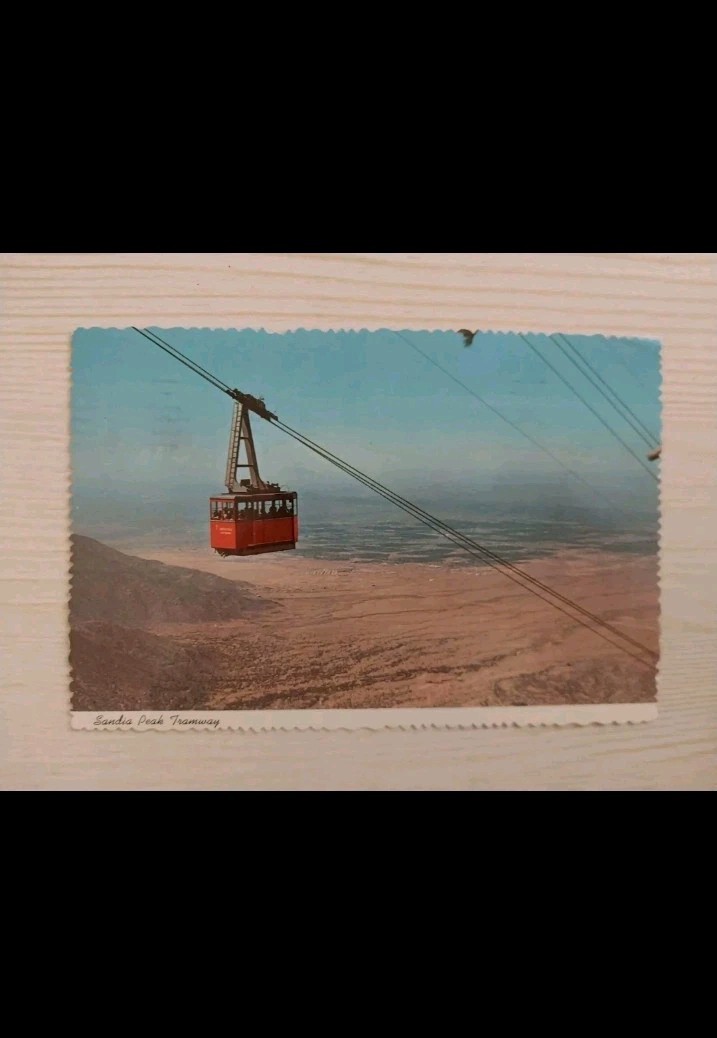 Sandia Peak Tramway~Summit~Albuquerque~New Mexico~Vintage 1973 Postcard~Posted