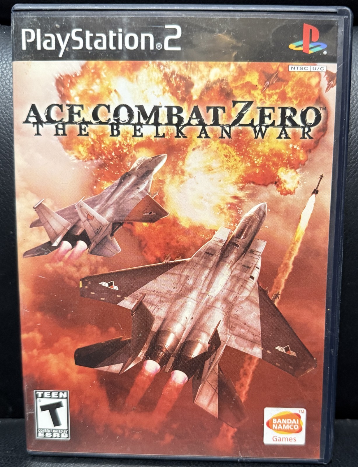 Ace Combat Zero: The Belkan War (Sony PS2, 2006) MANUAL & CASE Only **NO GAME**