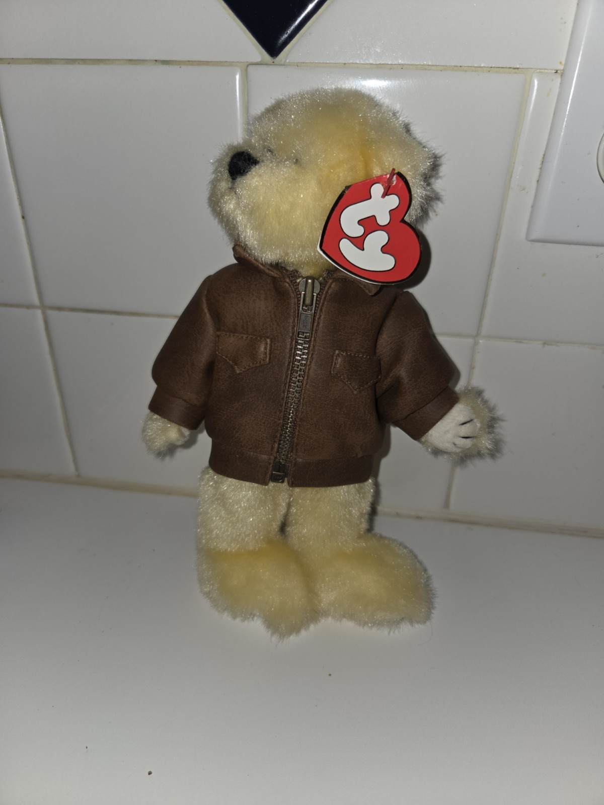 TY Beanie Baby Attic Treasure Baron Fly High Bear With Red Vintage Tag 2000