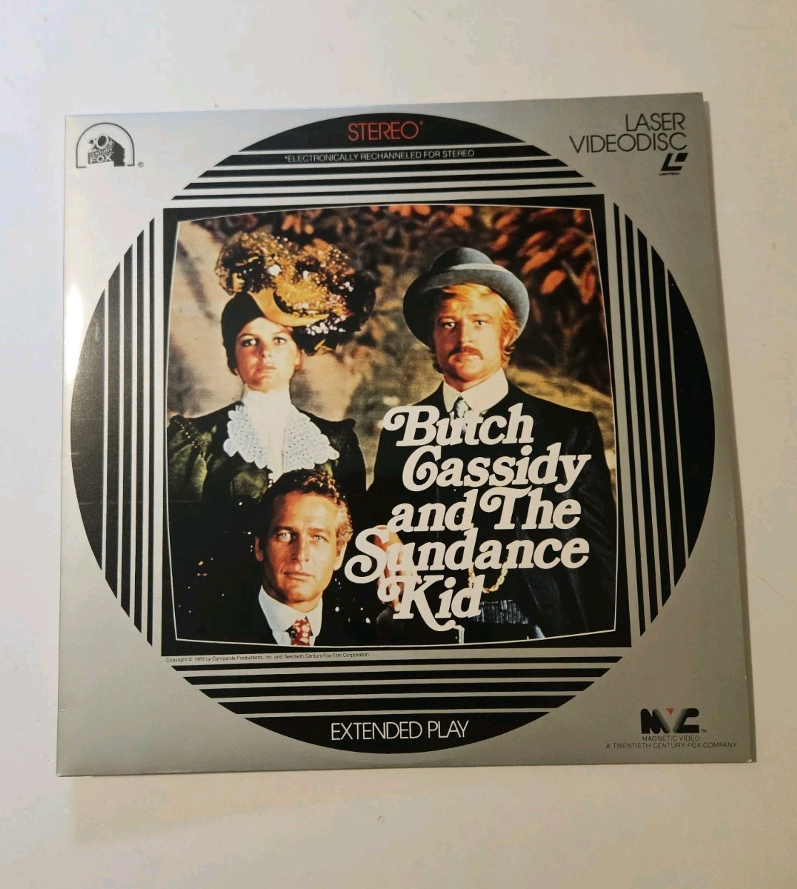 Laserdisc -12 INCH DISC - Butch Cassidy And The Sundance Kid - 1969 - EX. PLAY