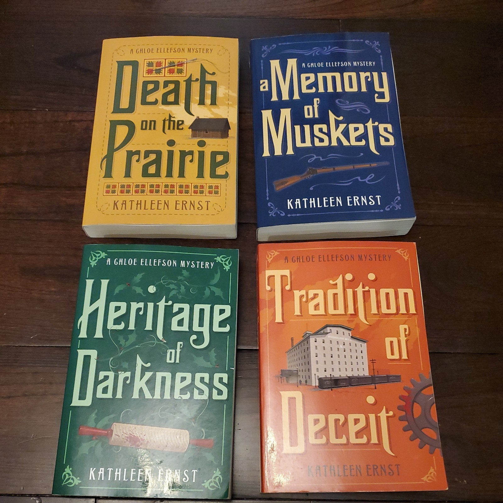 3 Books By Kathleen Ernst: A Chloe Ellefson Mystery