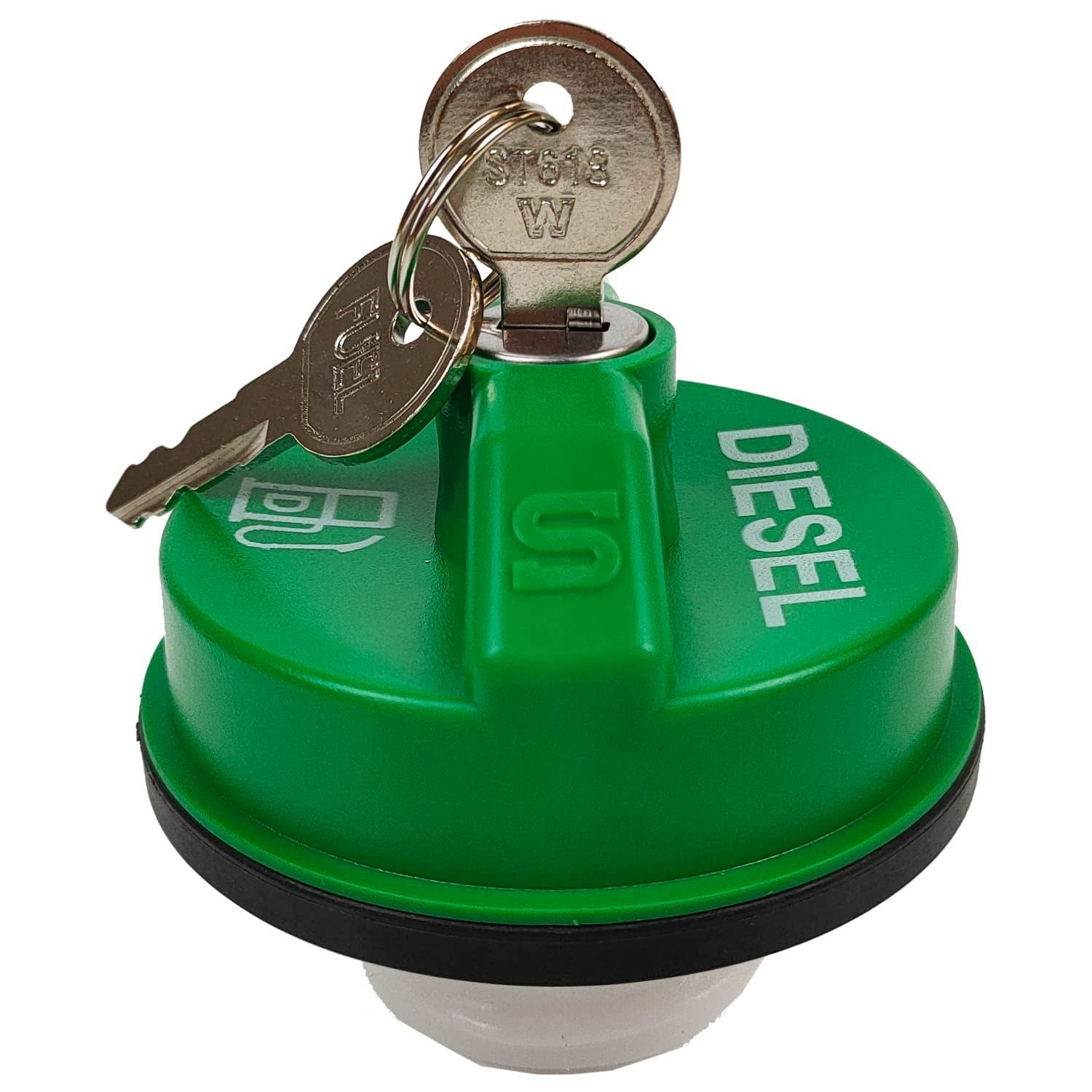 10591D Locking Diesel Fuel Cap Gas Cap Fuel Tank Caps Fit for Chevy Silverado...