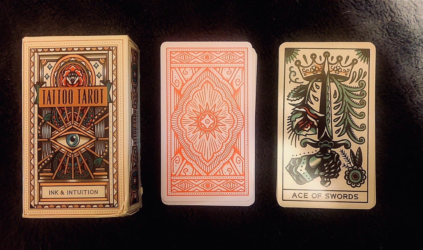 Tattoo Tarot Cards 'Ink and Intuition' by Diana McMahon Collis, 78-Card Deck