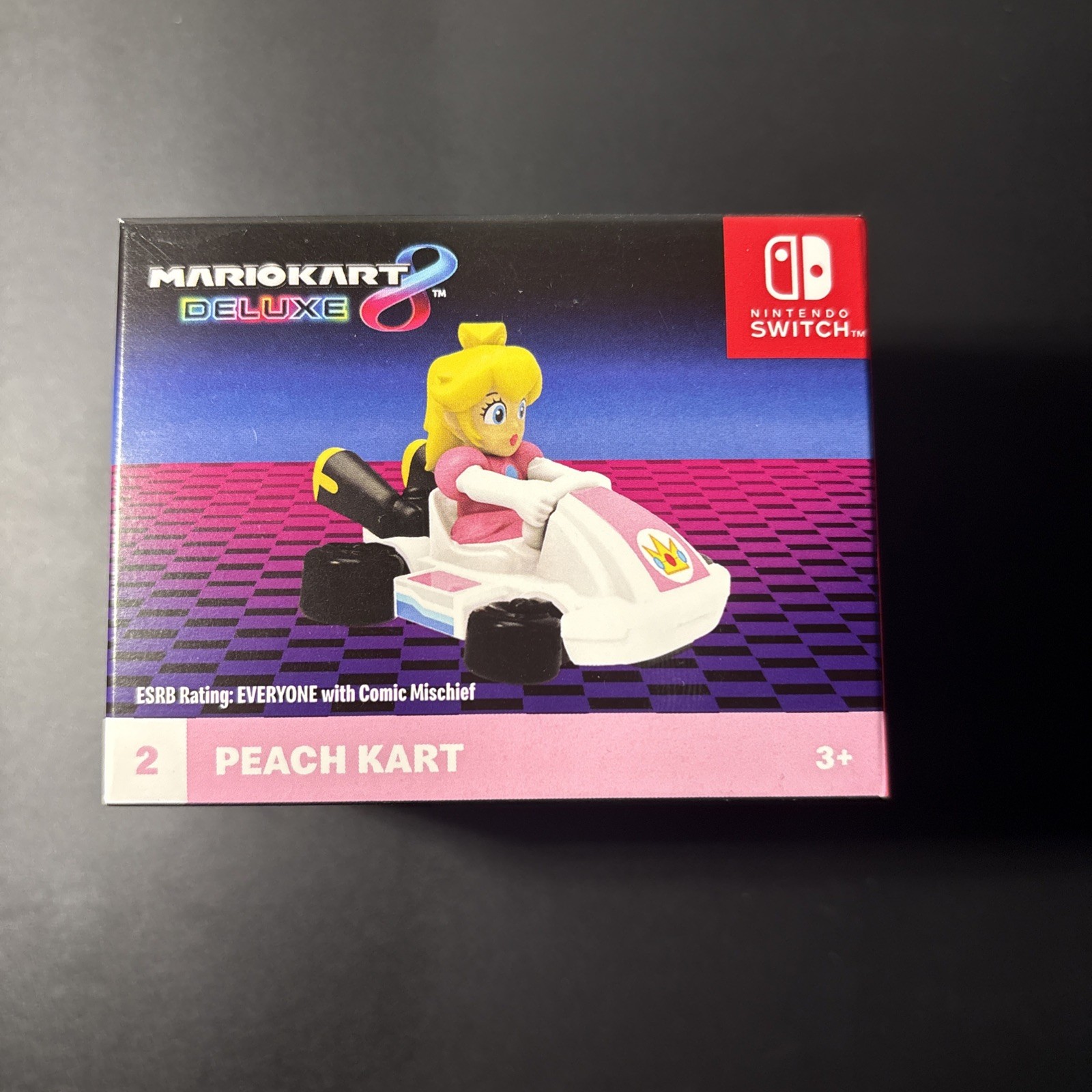 McDonald’s Happy Meal 2024 Mario Kart Deluxe #2 PEACH KART Toy New