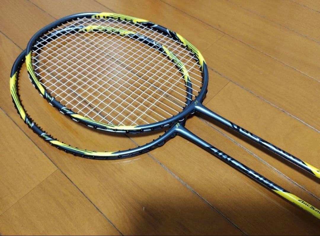 YONEX ArcSaber 7 Pro Badminton Rackets Set of 2 4UG5 4UG6