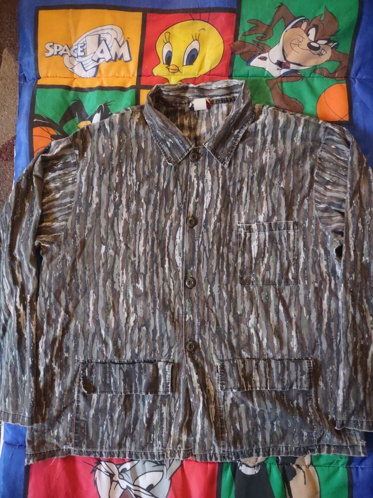 VTG Sports Afield Realtree Camo Field Hunters Jacket USA Made XL Streetwear 🔥