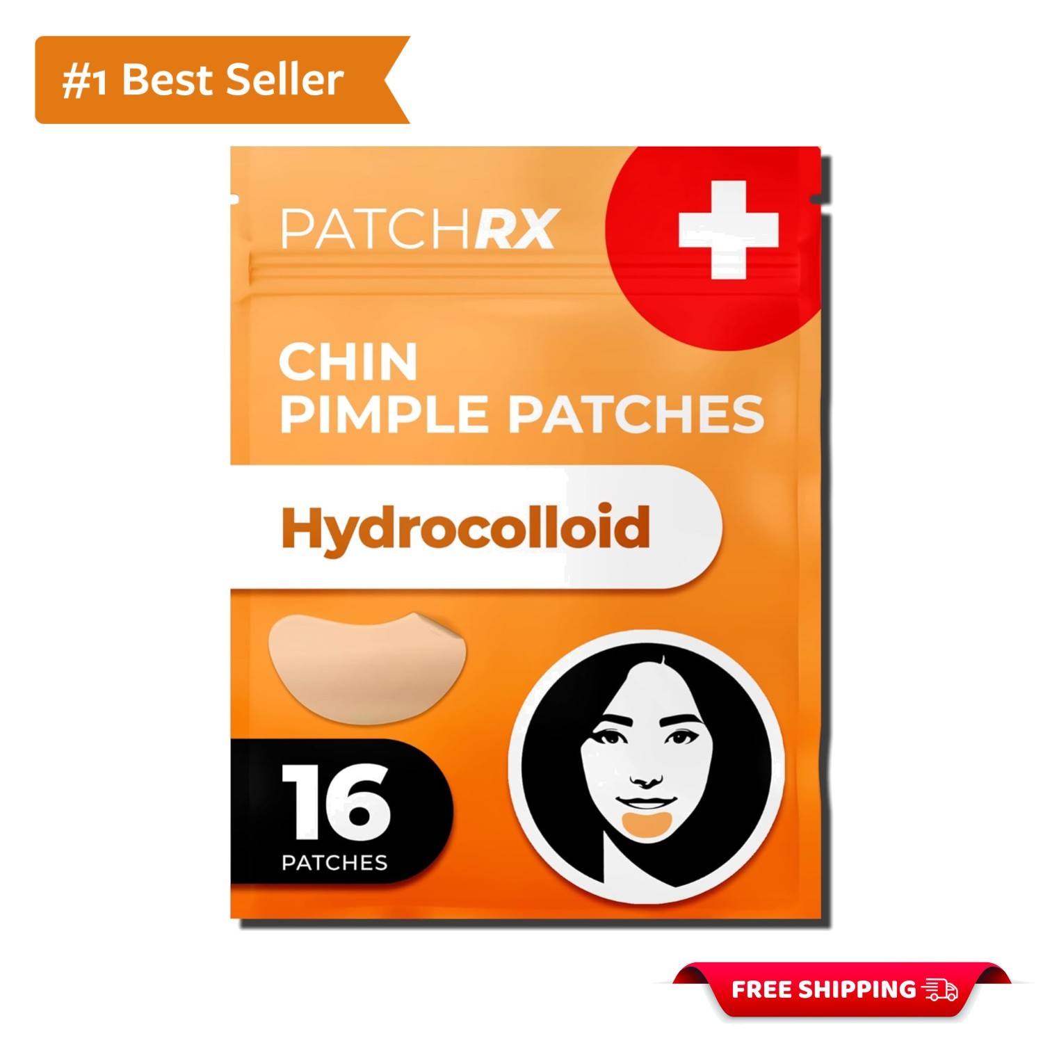 Non-Medicated Hydrocolloid Face Patches - 12 Pack for Effective Blemish Cover