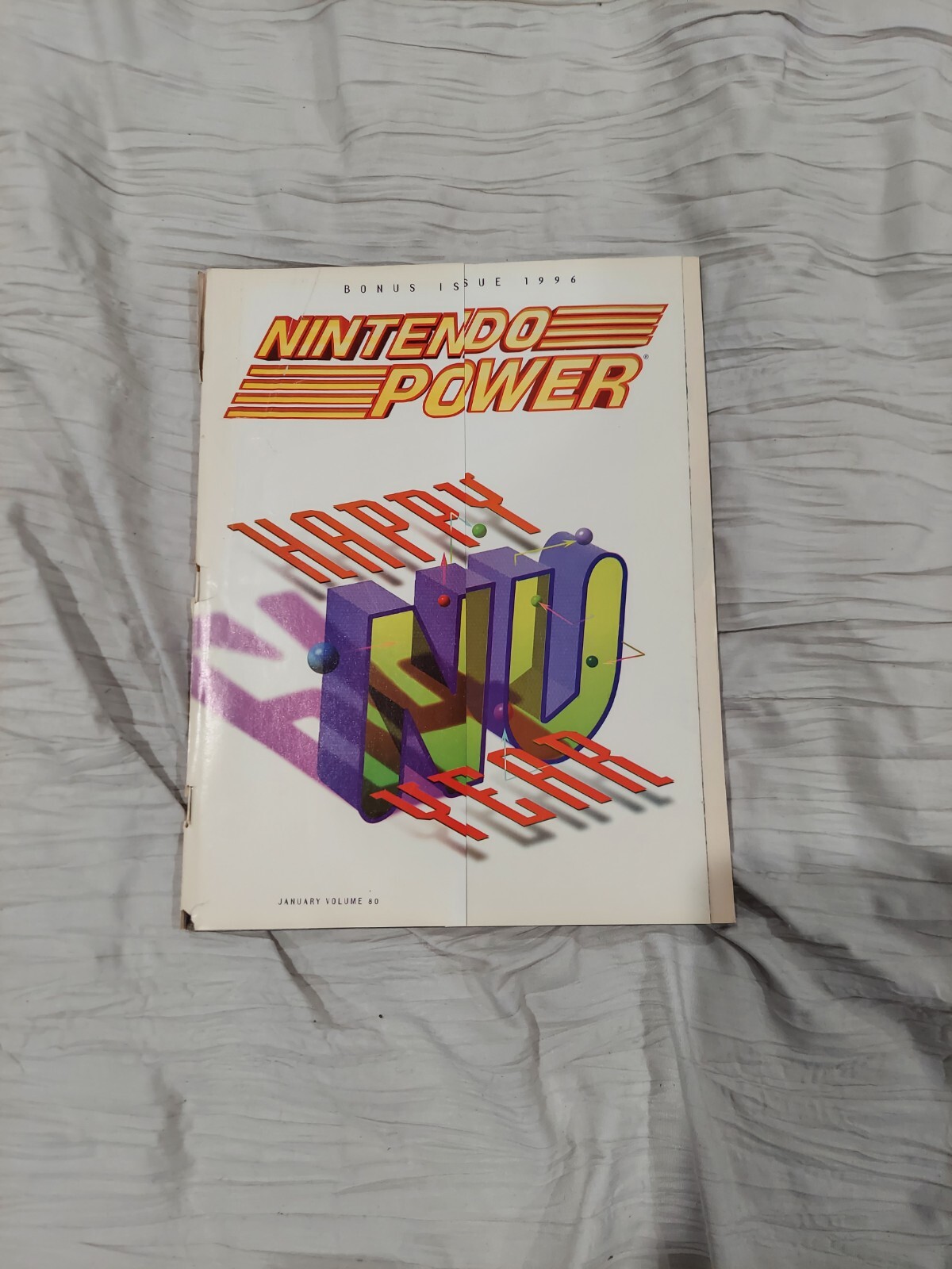 Nintendo Power Vol. 80 January 1996 N64 Cover w/ Donkey Kong Country Poster 