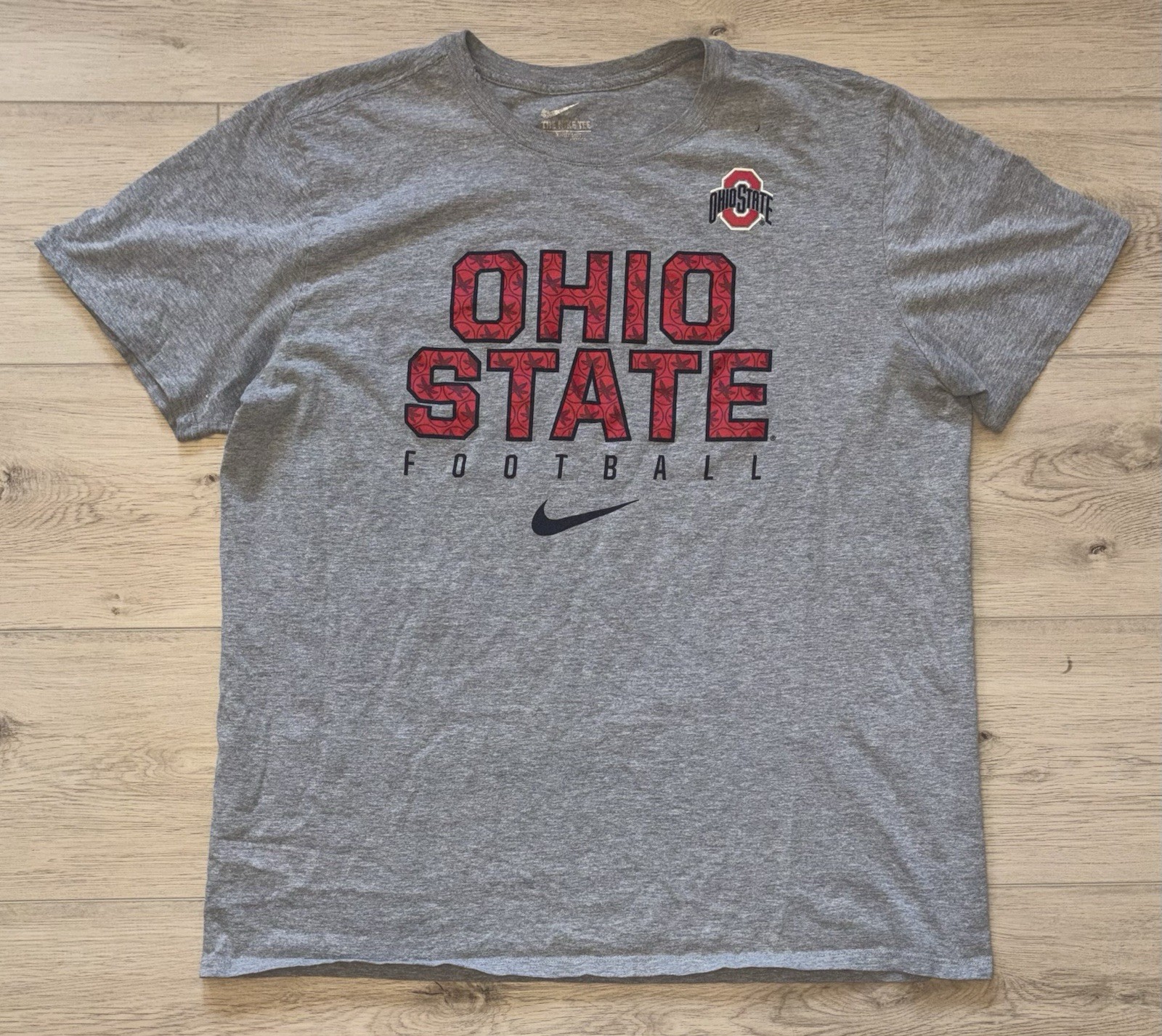 Nike Tee- Ohio State Buckeyes OSU Football Men’s XL Gray T-Shirt
