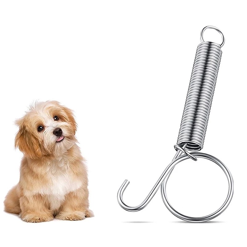 10Pcs Animal Cage Latches Lock Spring Rabbit Cage Door Tension Spring with Hook