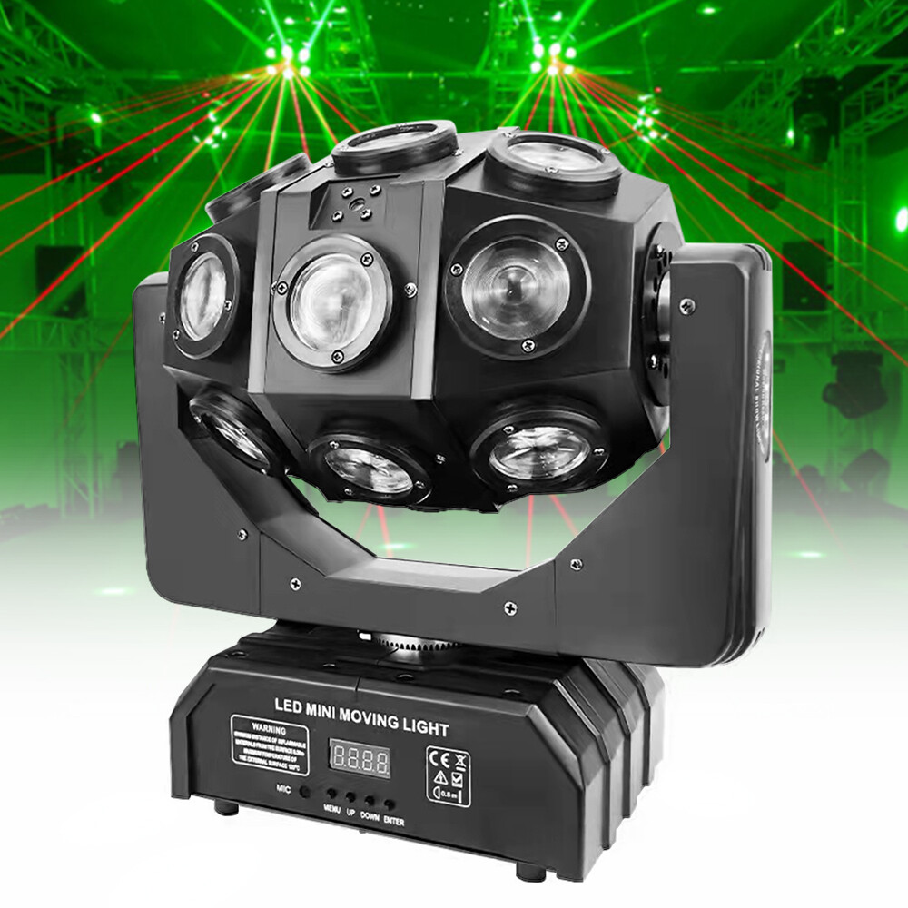 4In1 LED RGBW Stage Lighting Moving Head Light Beam DMX512 Xmas Party Disco DJ