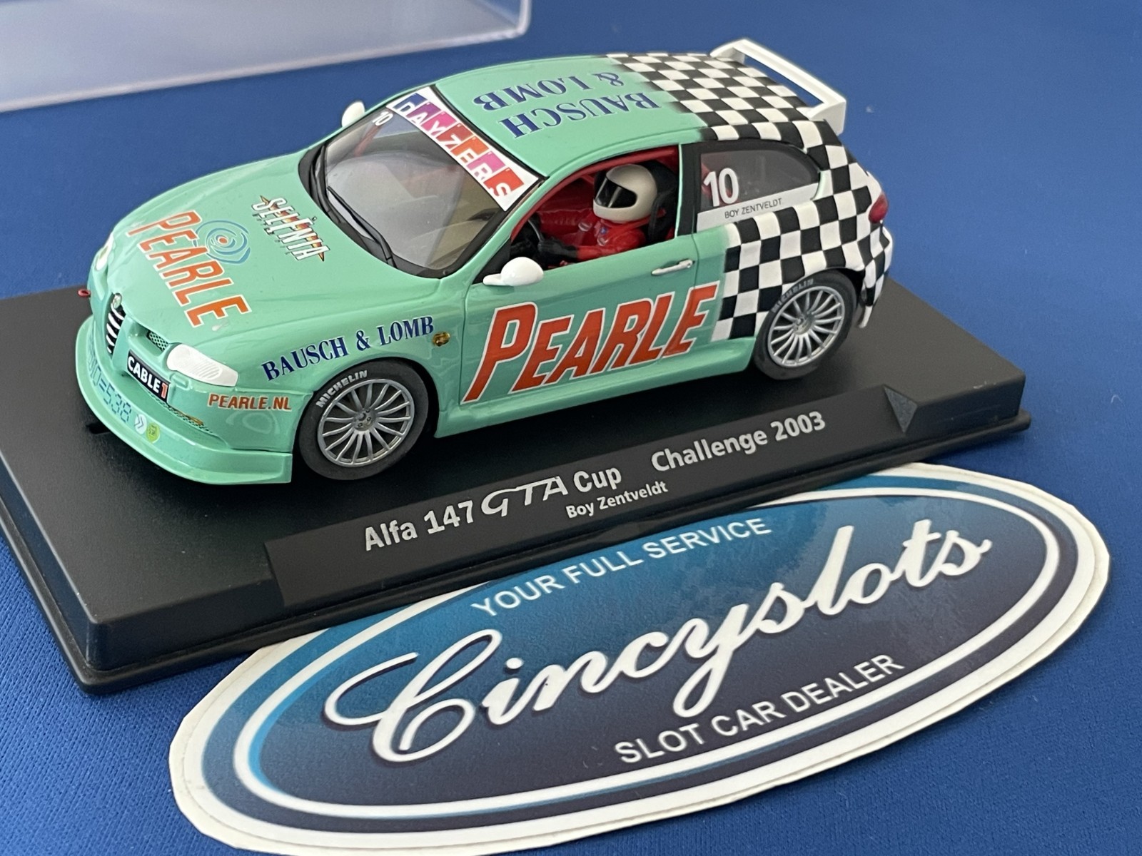 Fly A723 Alfa 147 GTA Cup Challenge 2003 Boy Zentveldt 1/32 Slot Car