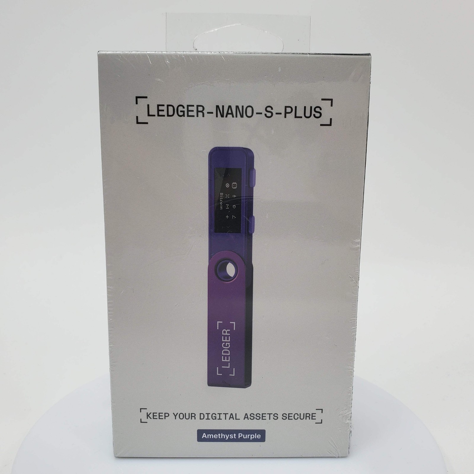 New Ledger-Nano-S-Plus Crypto Hardware Wallet Amethyst Purple