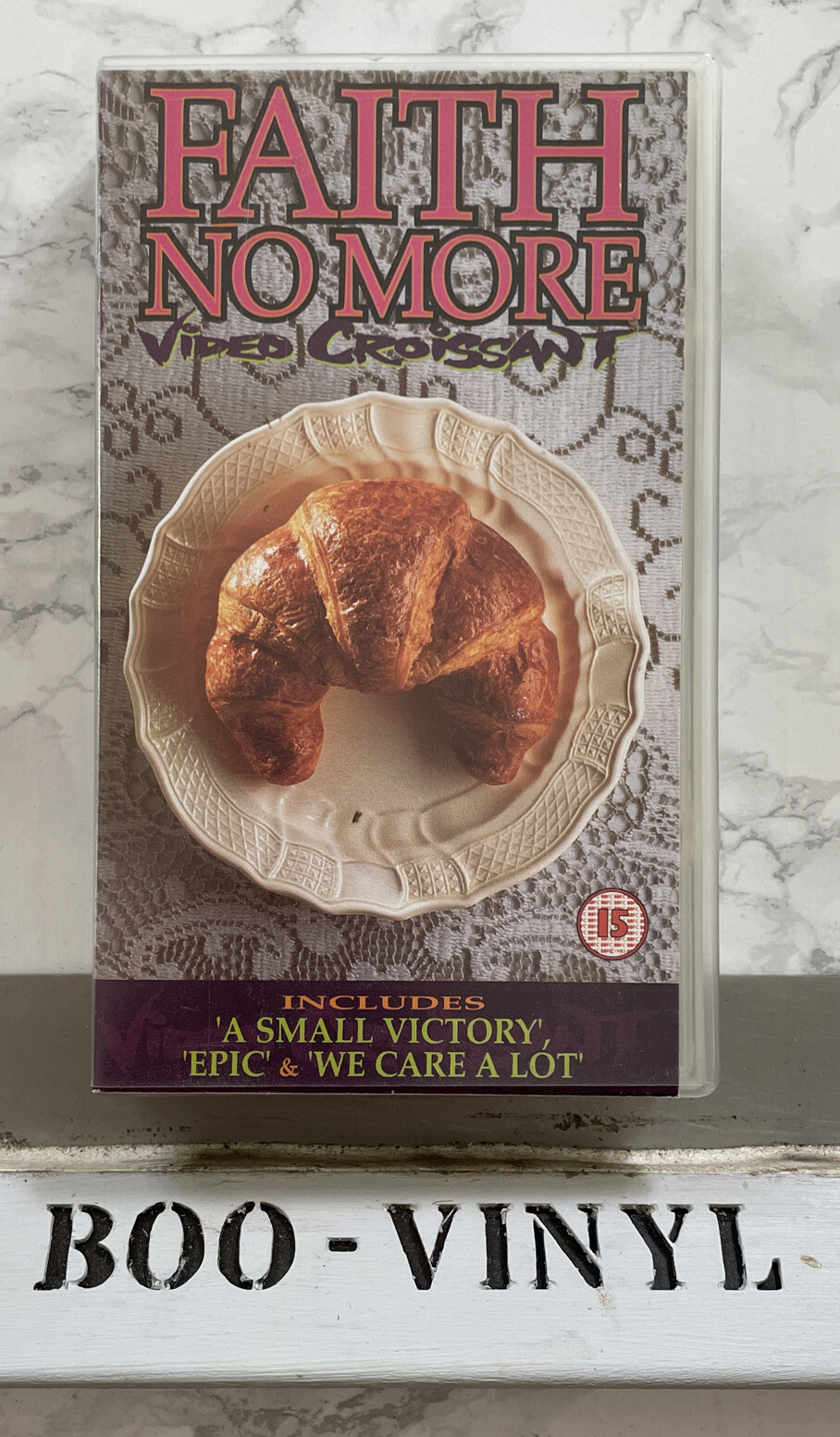 Faith No More - Video Croissant  Alternative Rock  vhs Video Tape Rare Ex