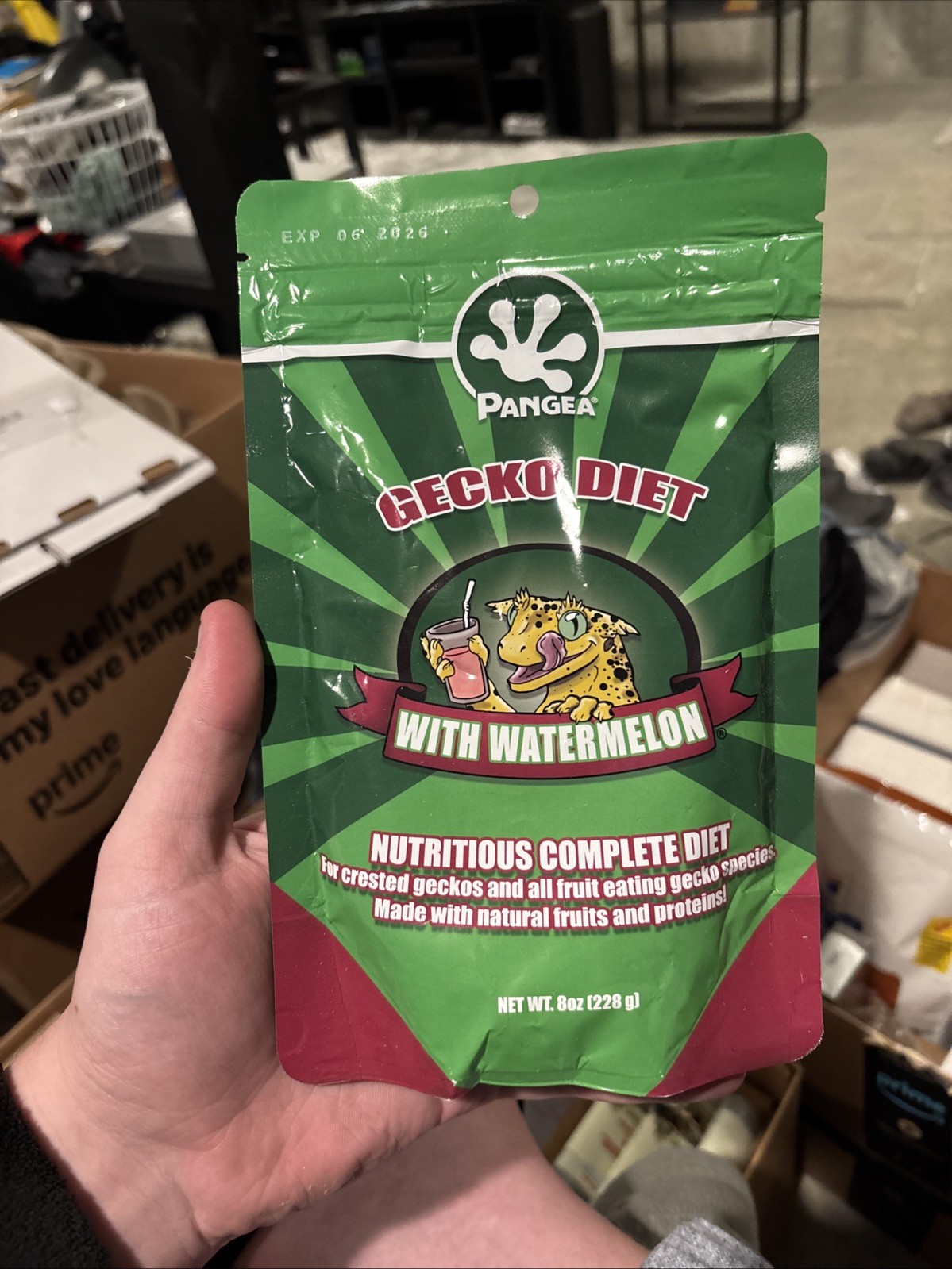 Pangea Fruit Mix Watermelon Complete Gecko Diet 1/2 LB (8oz)  - NEW EXP 6/26