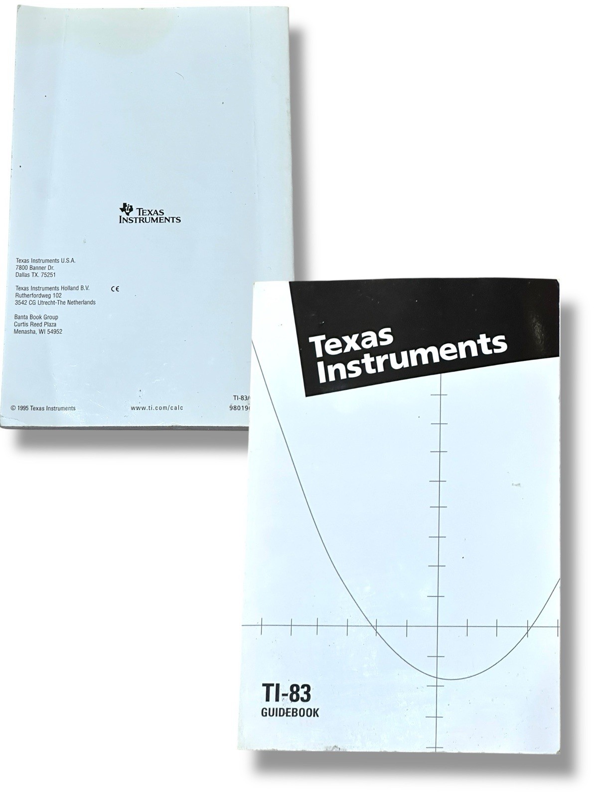 TI-89  Texas Instruments 89 Calculator Instruction Manual Only Guidebook