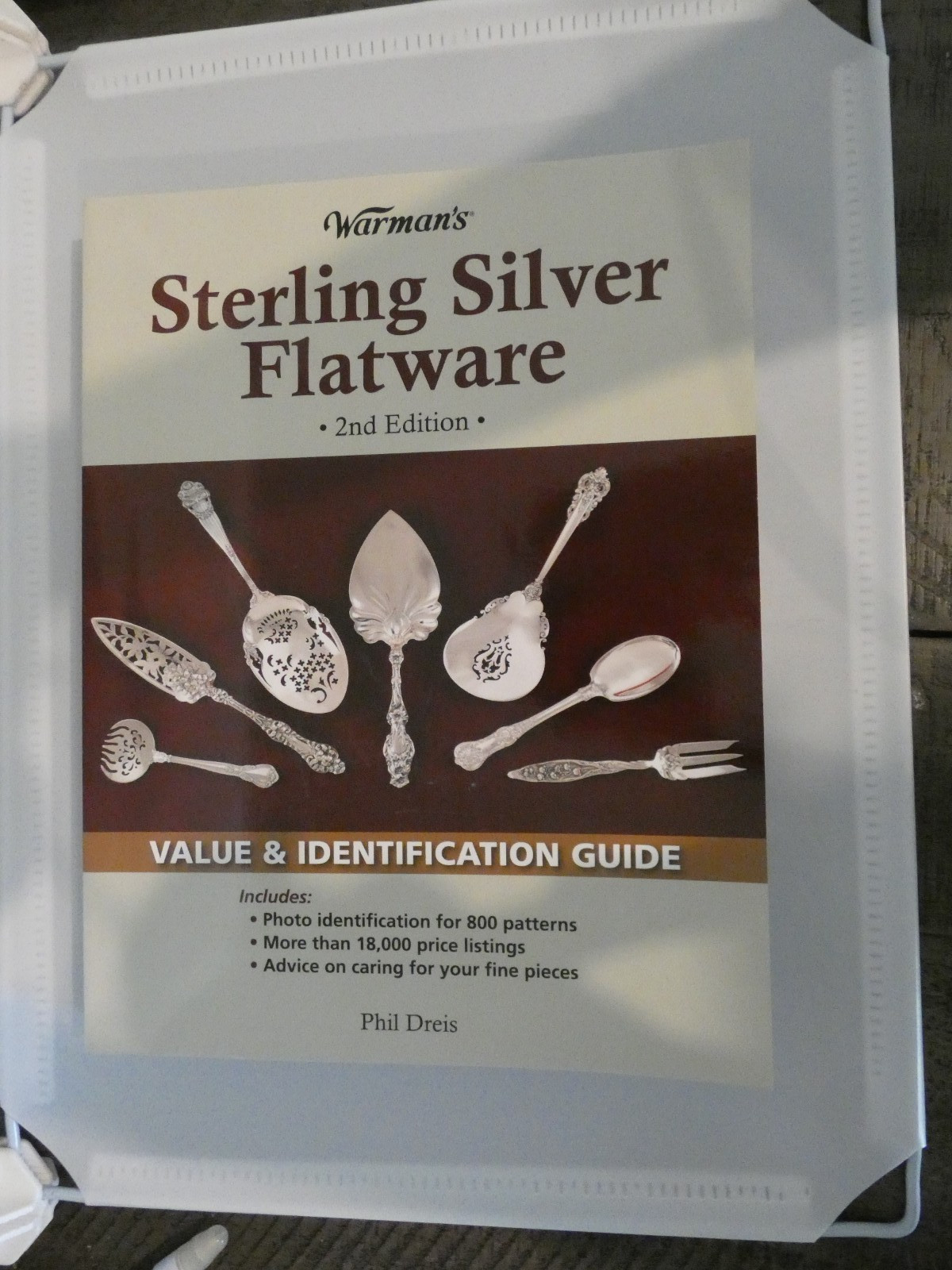 WARMAN'S STERLING SILVER FLATWARE 2ND EDITION IDENTIFICATION & VALUE PRICE GUIDE