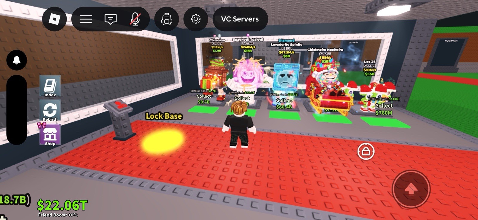 VC Servers Game Item Offline Cash Collect Secret Asset