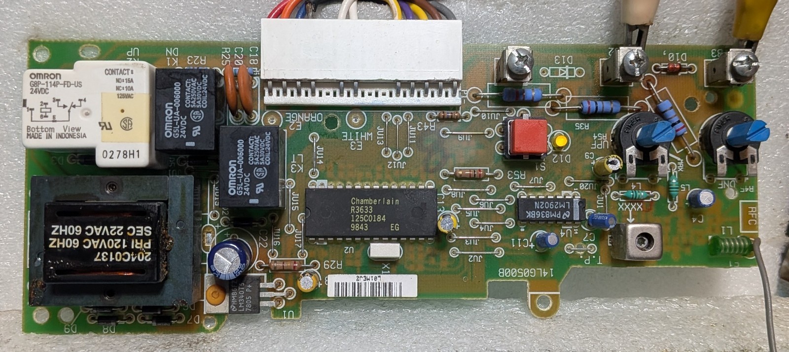 LiftMaster, Craftsman 41A5021-1 Red Button Logic Board Trade In Service