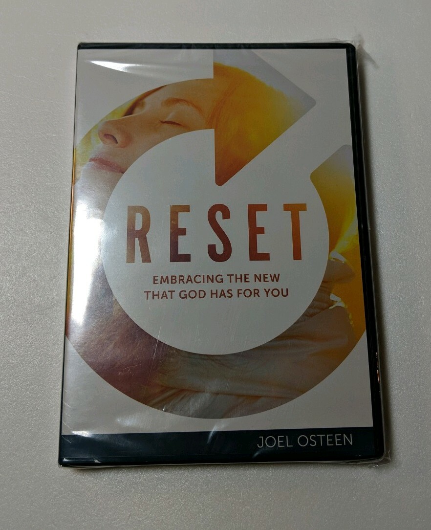 Reset:Embracing the New That God Has For You Joel Osteen 3-Messge CD/DVD SET NEW