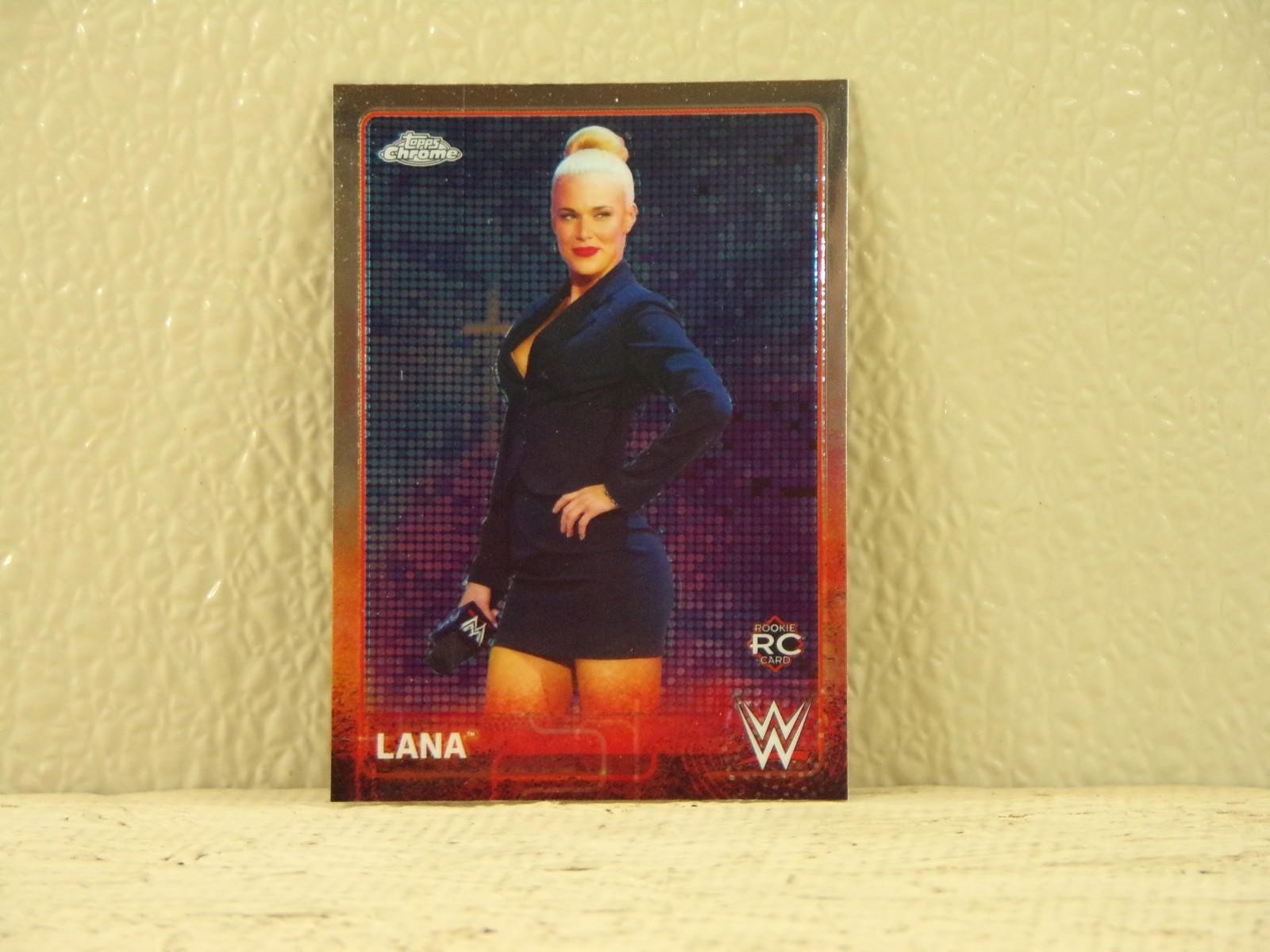 2015 Topps Chrome WWE Lana RC Rookie Card Wrestling Card
