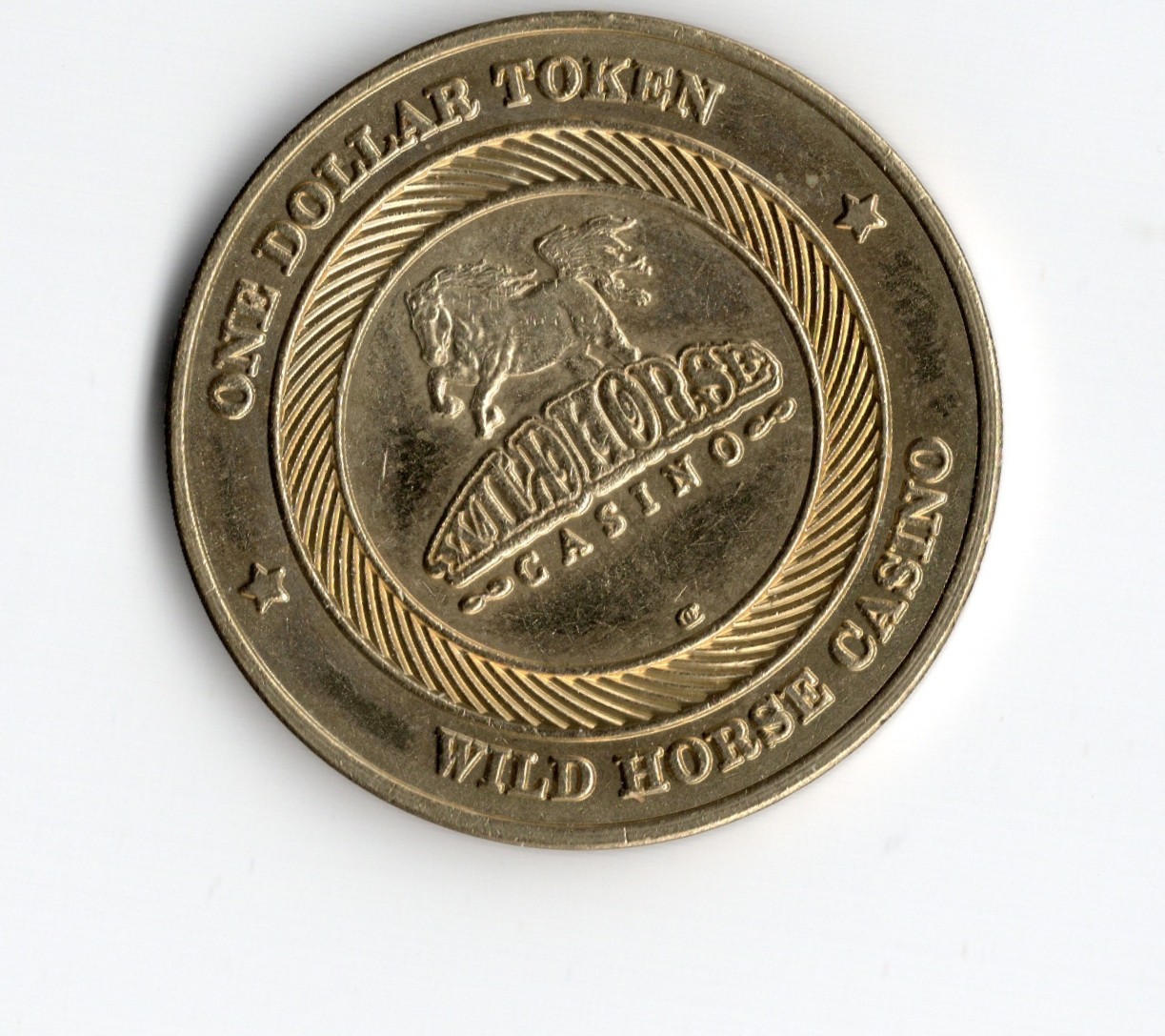 Wild Horse Casino (2nd iteration) Cripple Creek Colorado $1 Casino Token