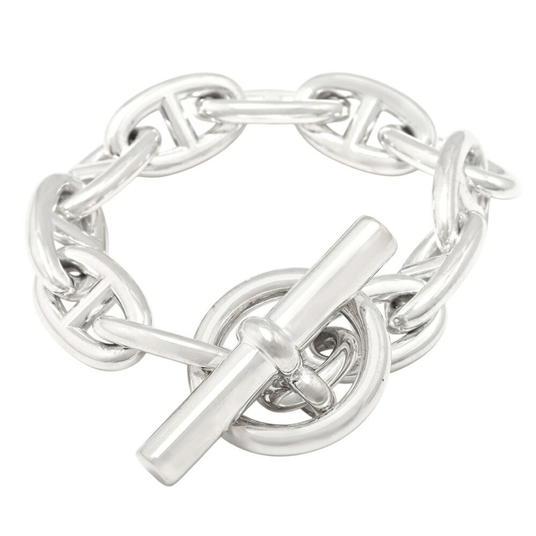 Hermes Sheine Dunk GM 11 Frames SV925 Bracelet Used YUKI-0