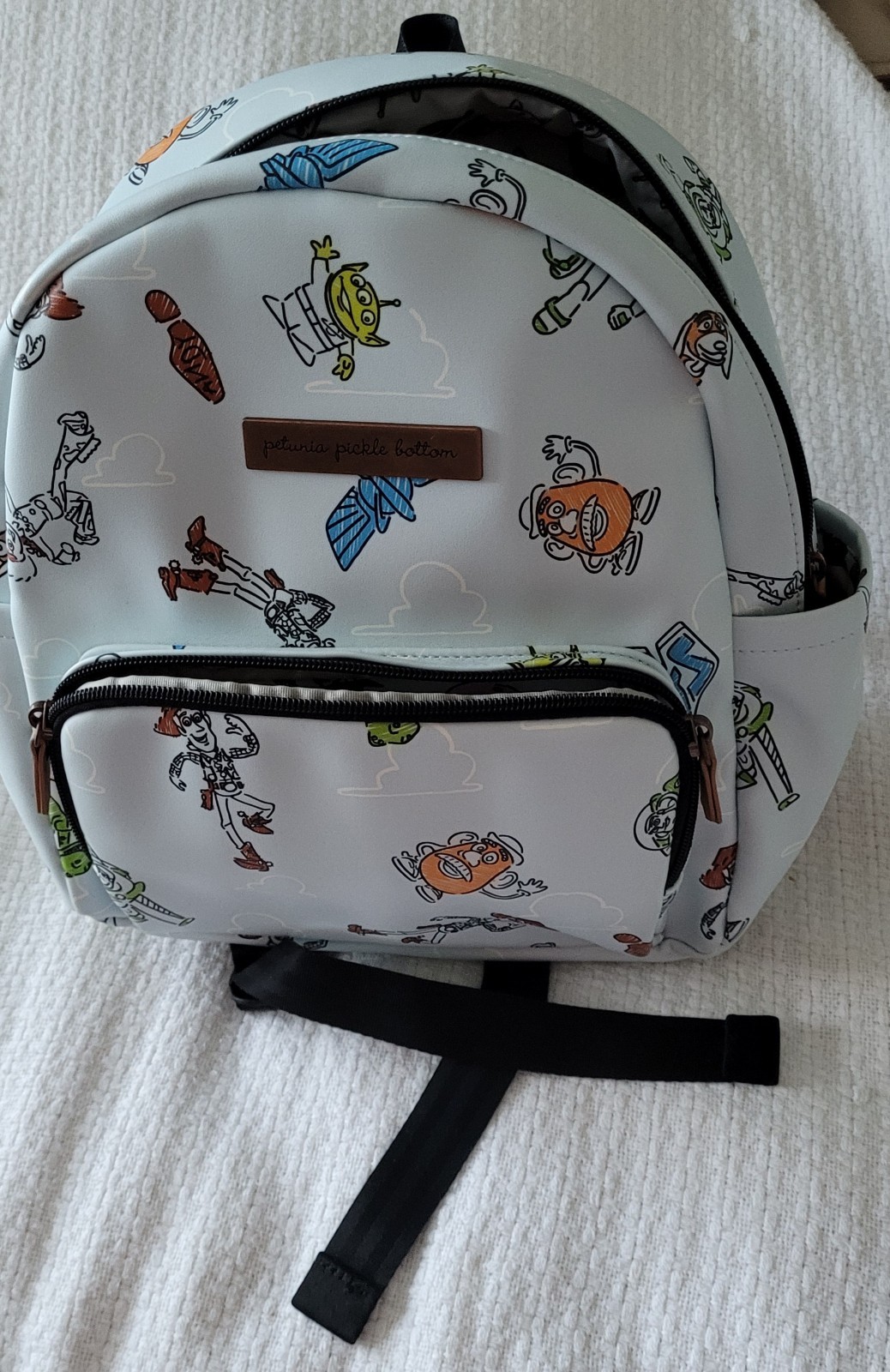 Petunia Pickle Bottom Toy Story Woody Disney Diaper Backpack NWOT 