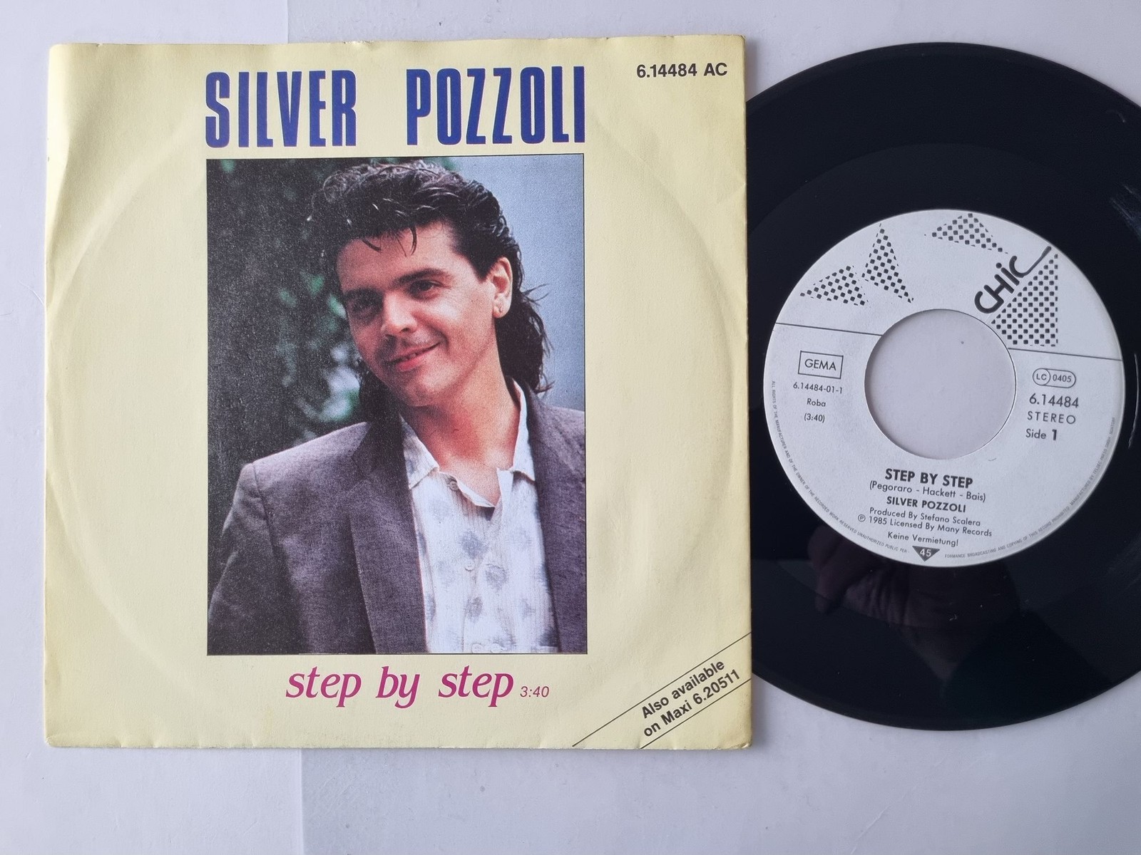 Silver Pozzoli - Step By Step 7'' Vinyl Germany