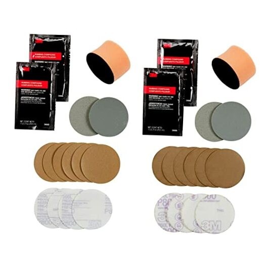  Headlight Restoration Kit, 2-Pack, Easy Heavy Duty Car No Tools Required