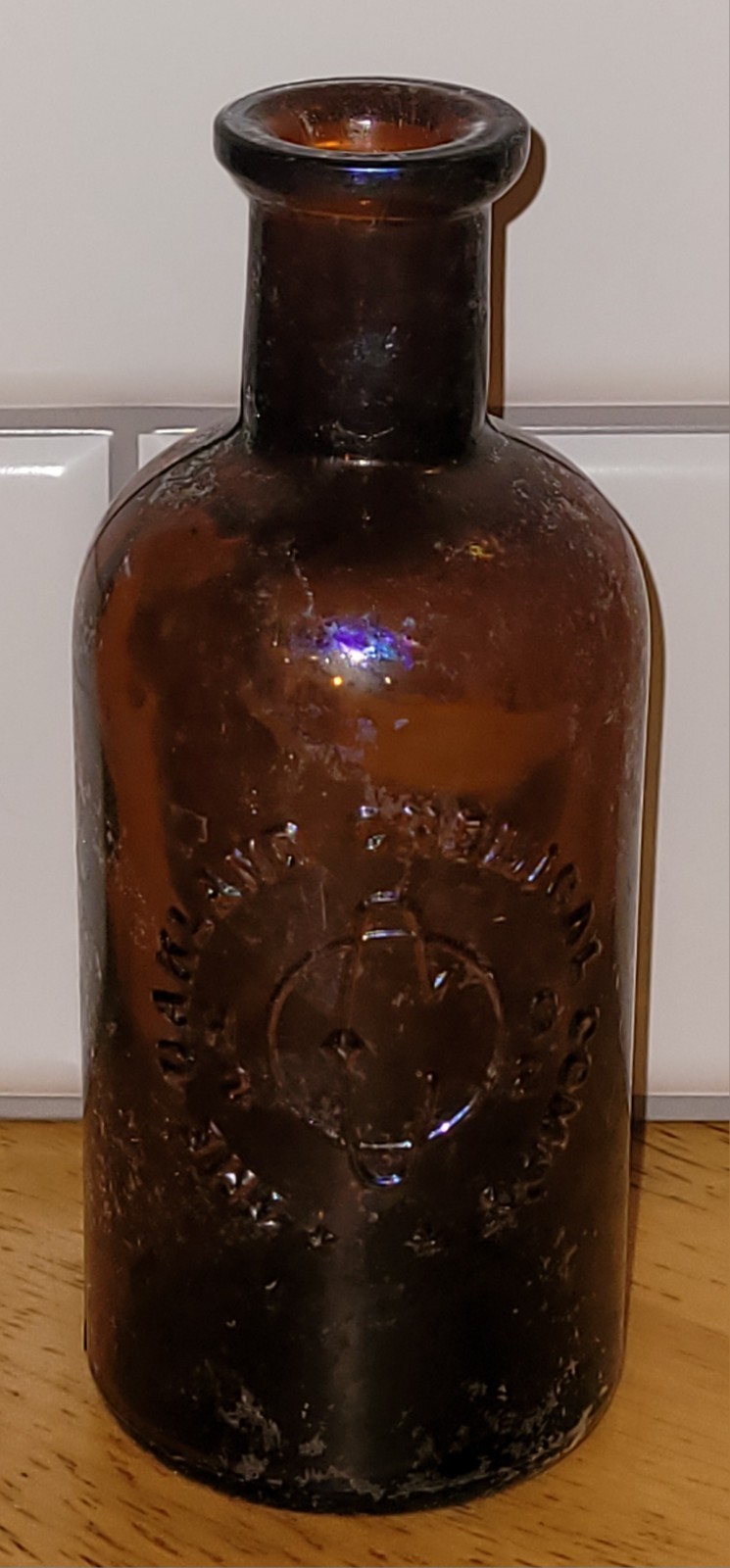 Antique Oakland Chemical Company Hydrogen Peroxide Dioxogen Medicine Bottle