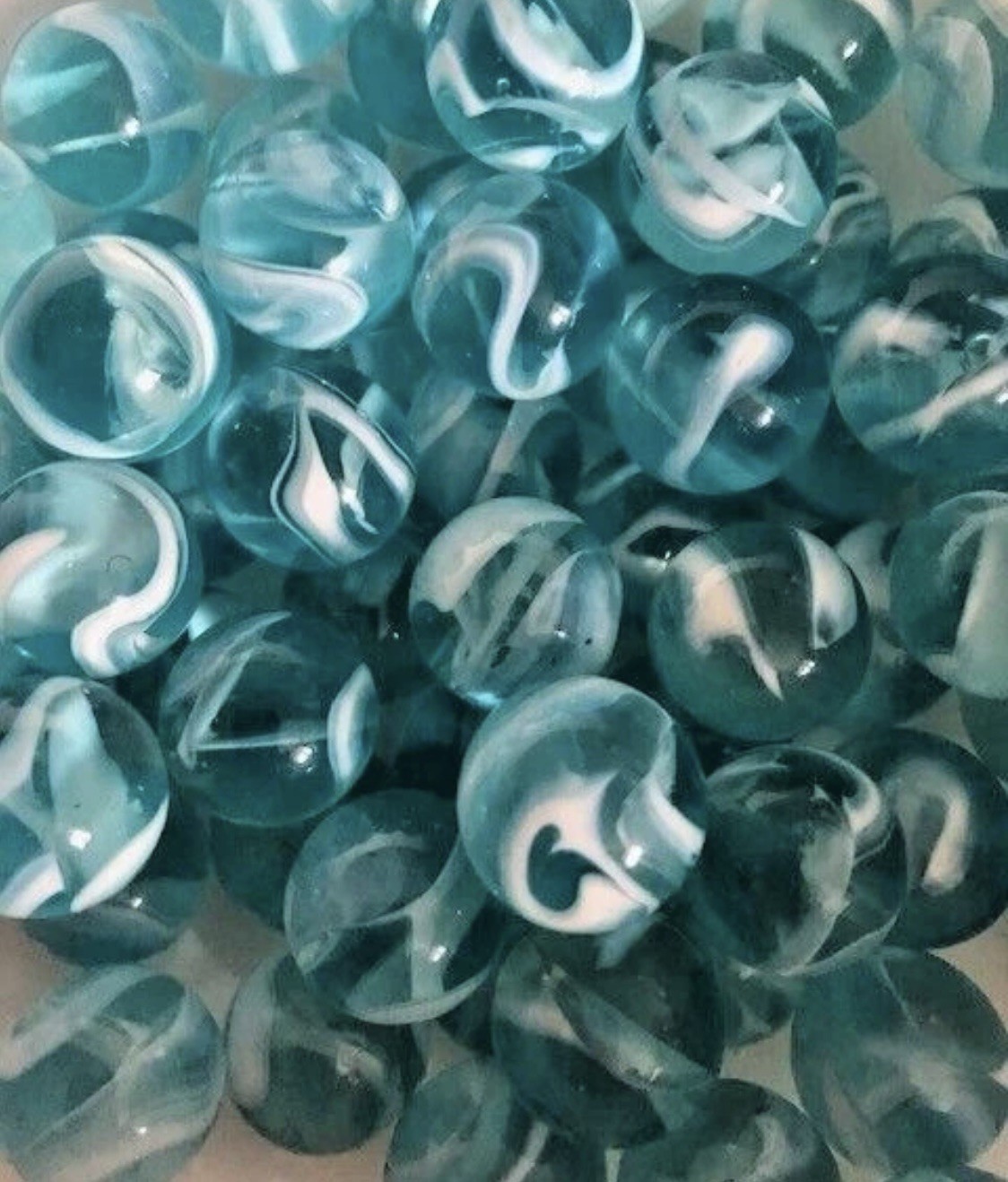 25 x Oxygen Marbles 16mm Traditional Children's game / Collectable