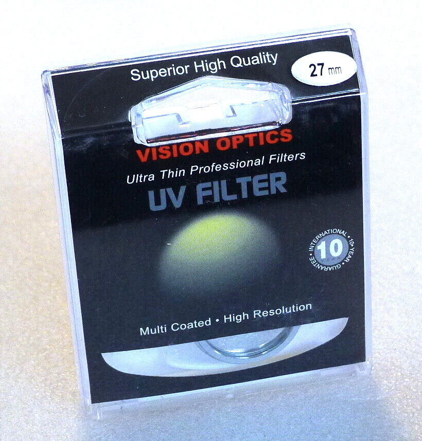 27mm Vision Digital UV Filter - NEW
