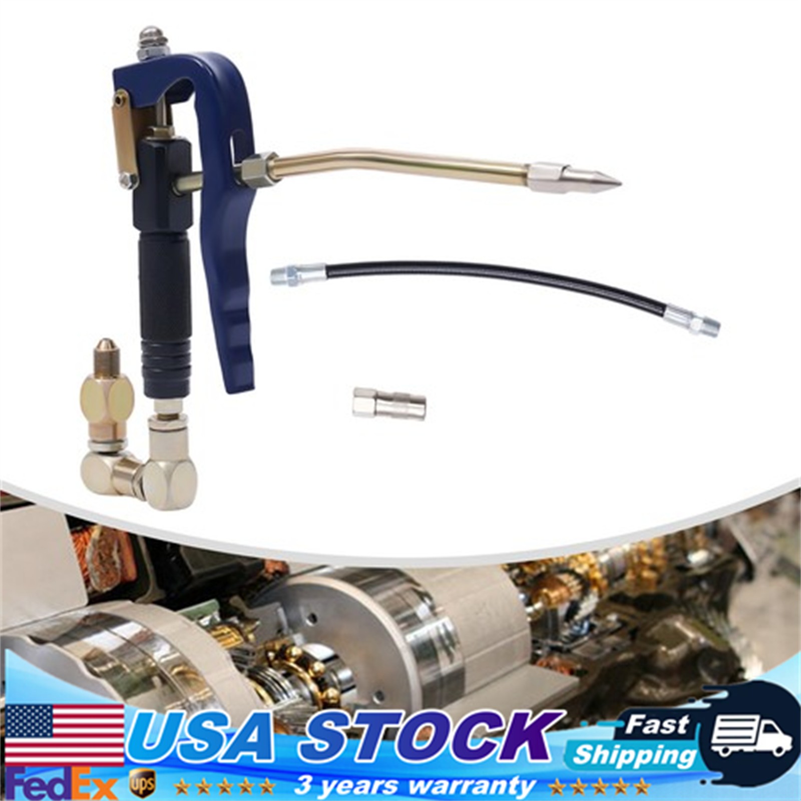 Pneumatic Grease-gun Air-operated High-pressure Injector Grease for Car Factory