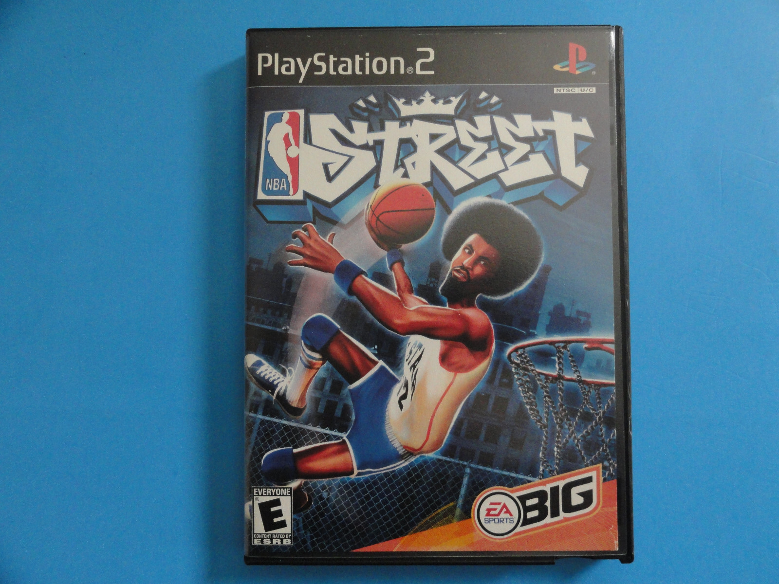 PS2 NBA STREET - ORIGINAL COVER ART IN BLOCKBUSTER VIDEO CASE