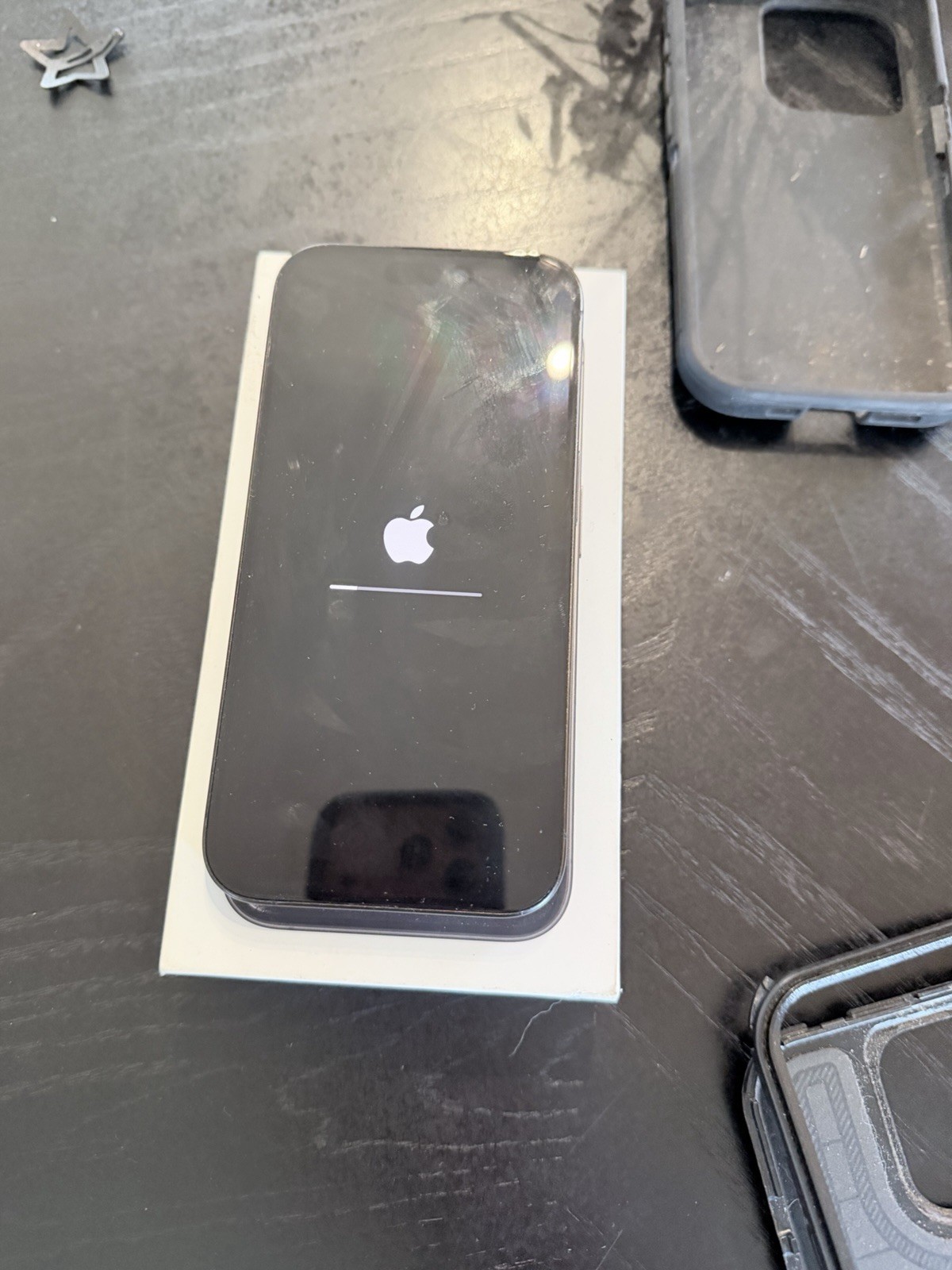 Apple iPhone 15 Pro 256GB, Black Titanium, Unlocked With Otter Box