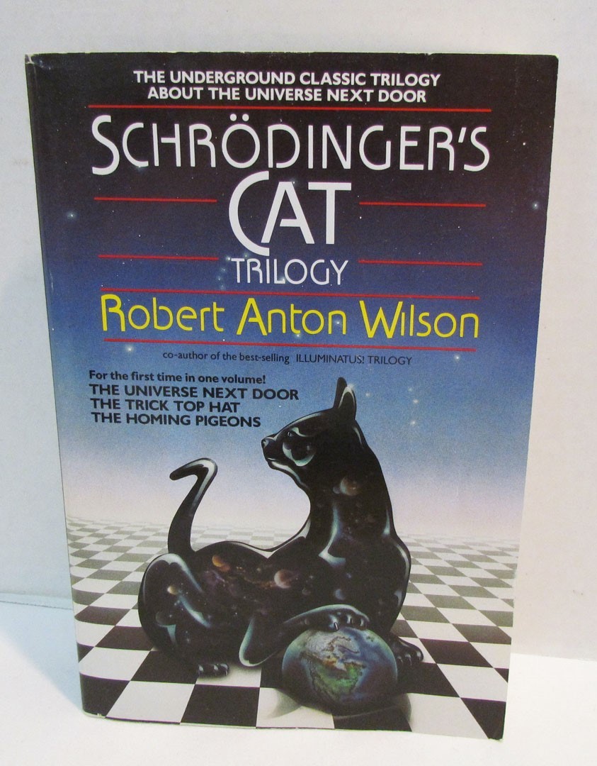 ROBERT ANTON WILSON SCHRODINGER'S CAT TRILOGY DELL TRADE PAPERBACK 1988 