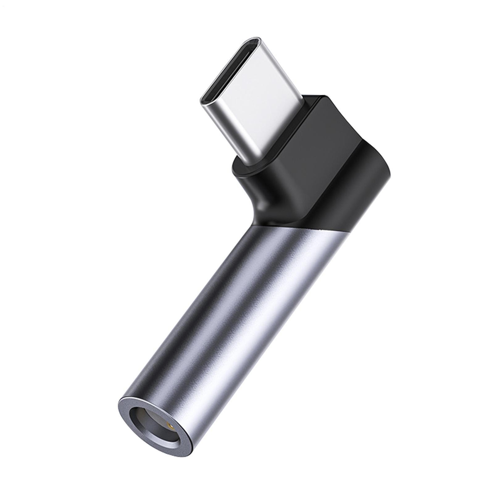 Right Angle USB C To 3.5mm Jack Aux Headphones Audio DAC Adapter Dongle