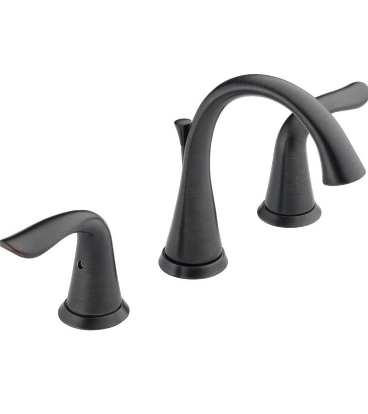 Delta 3538-RBMPU-DST Lahara 8" Bathroom Faucet with Metal Drain Assembly