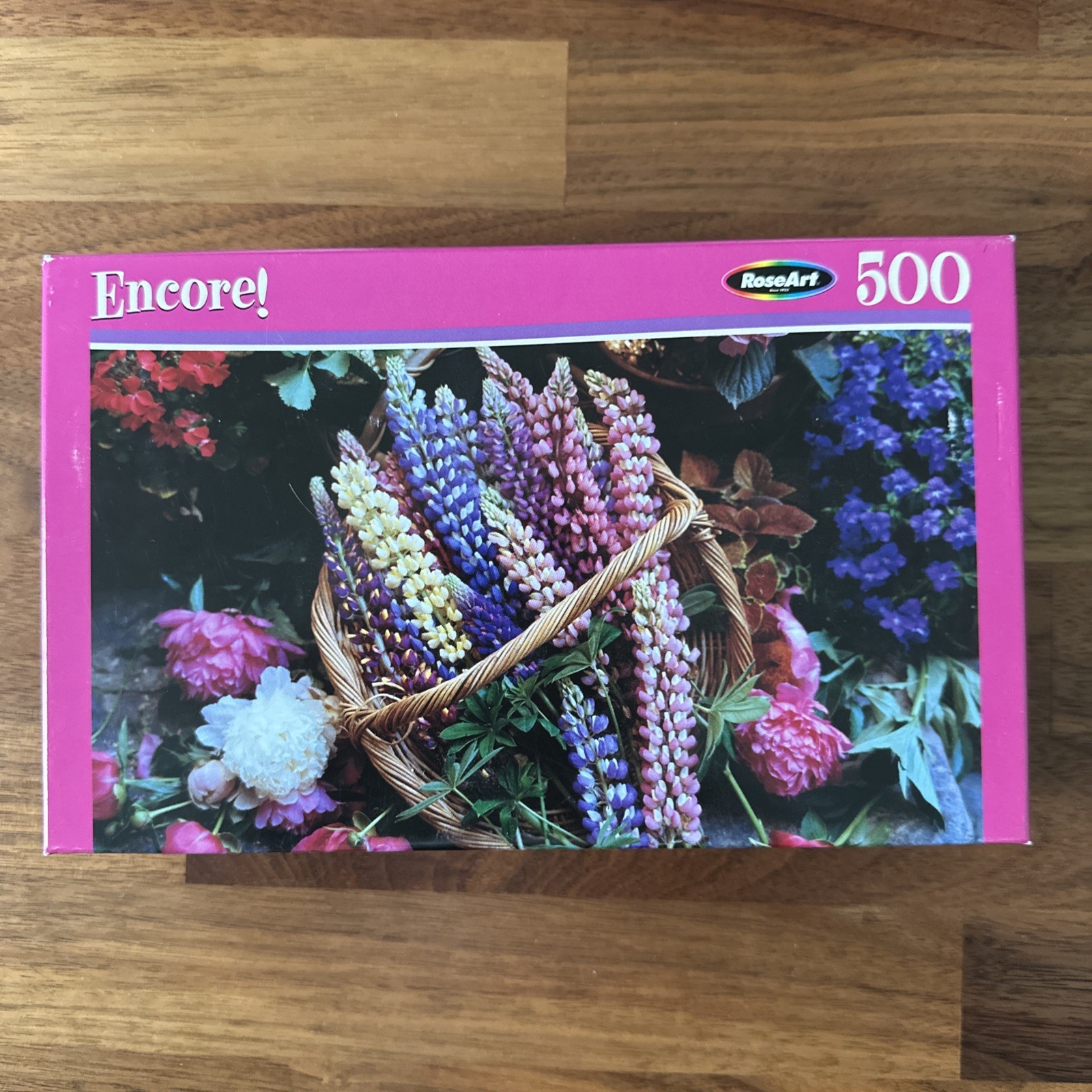 Encore! Summer Flowers Puzzle 500 Piece 10 3/4” X18” RoseArt