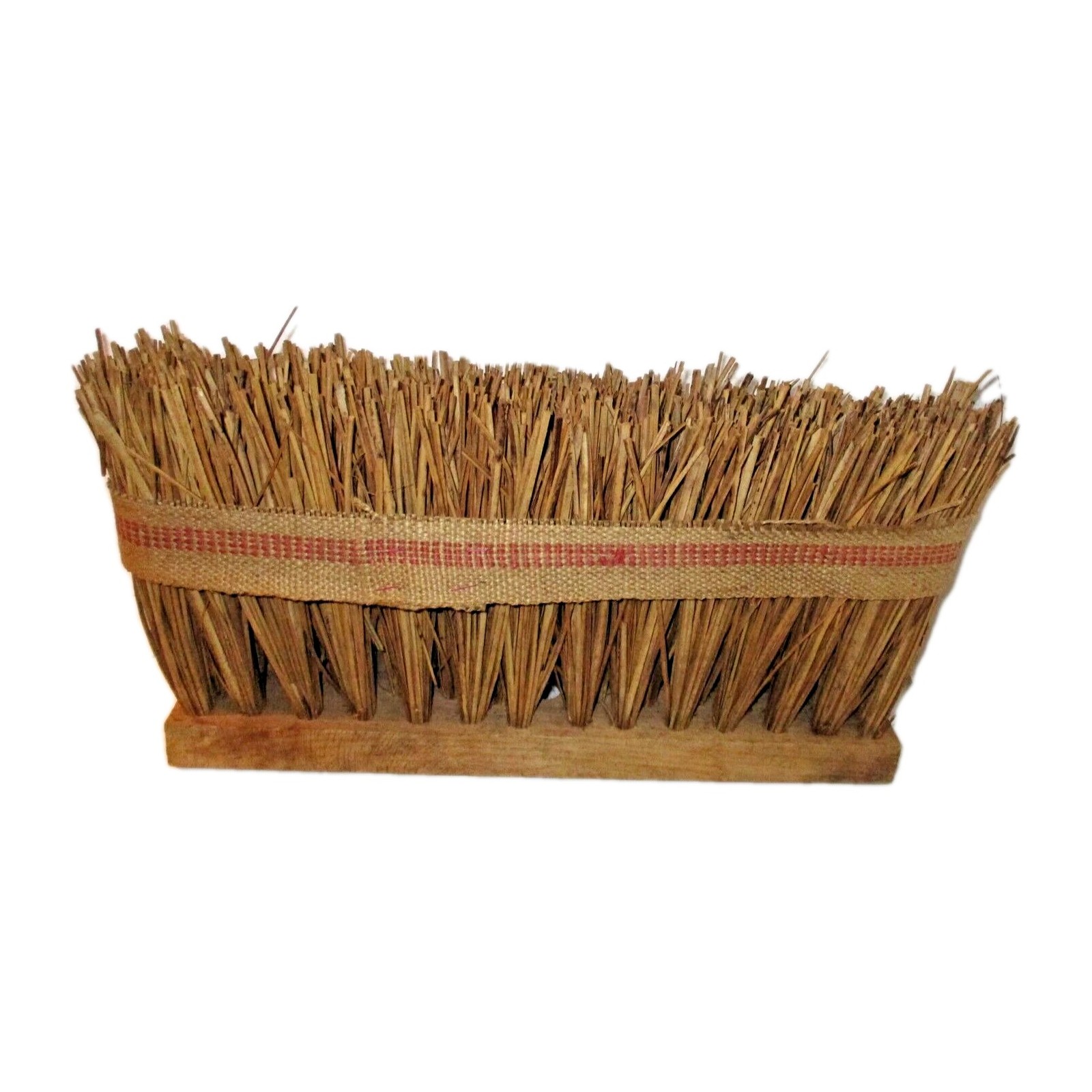 Rare Vtg Skilcraft Industries of the Blind Wood & Coarse Straw Street Broom N.C.